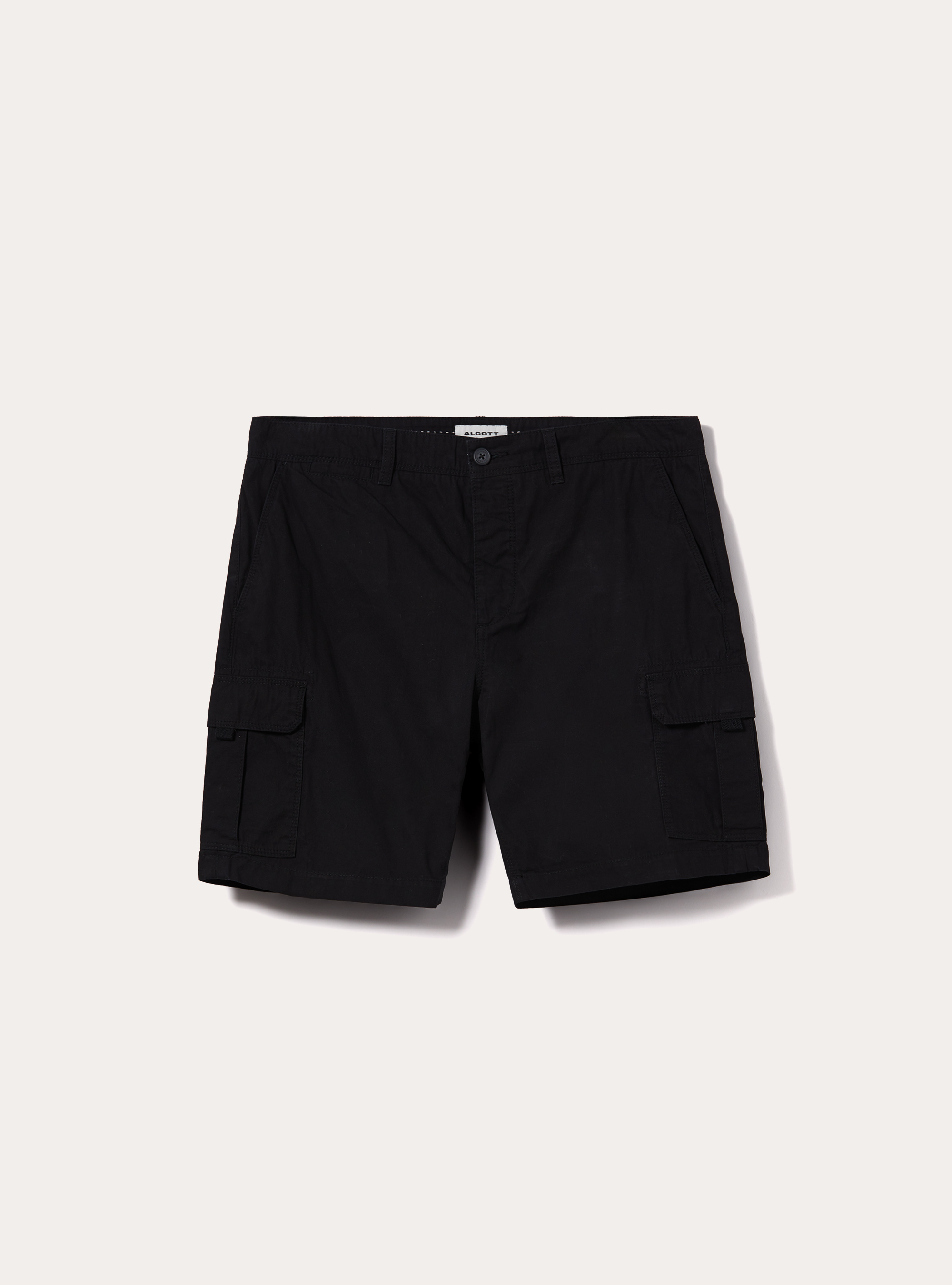 Bermuda cargo en coton, BK1 BLACK