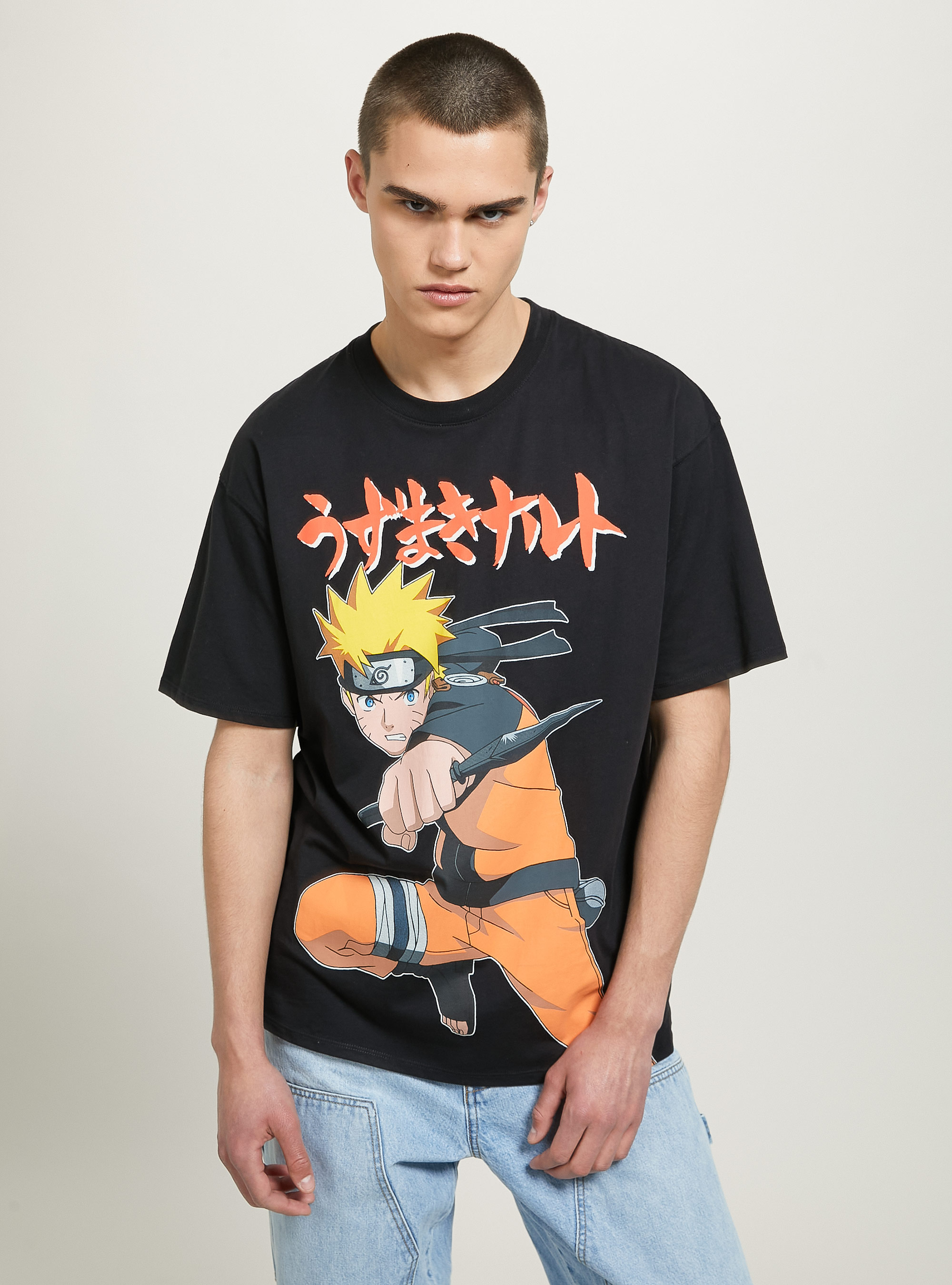 Camiseta Naruto / Alcott, BK1 BLACK