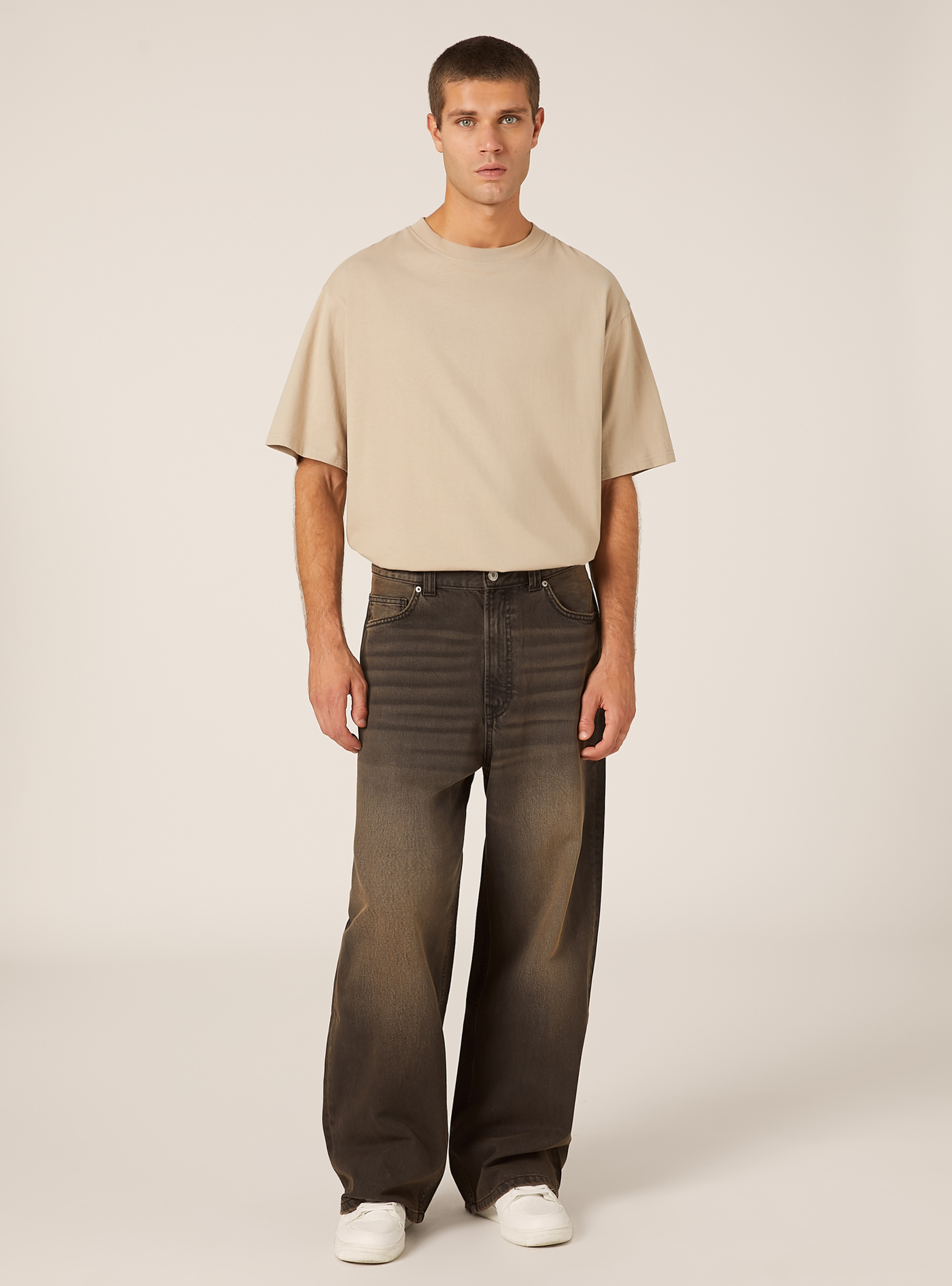 Super baggy fit jeans, BR2 BROWN MEDIUM