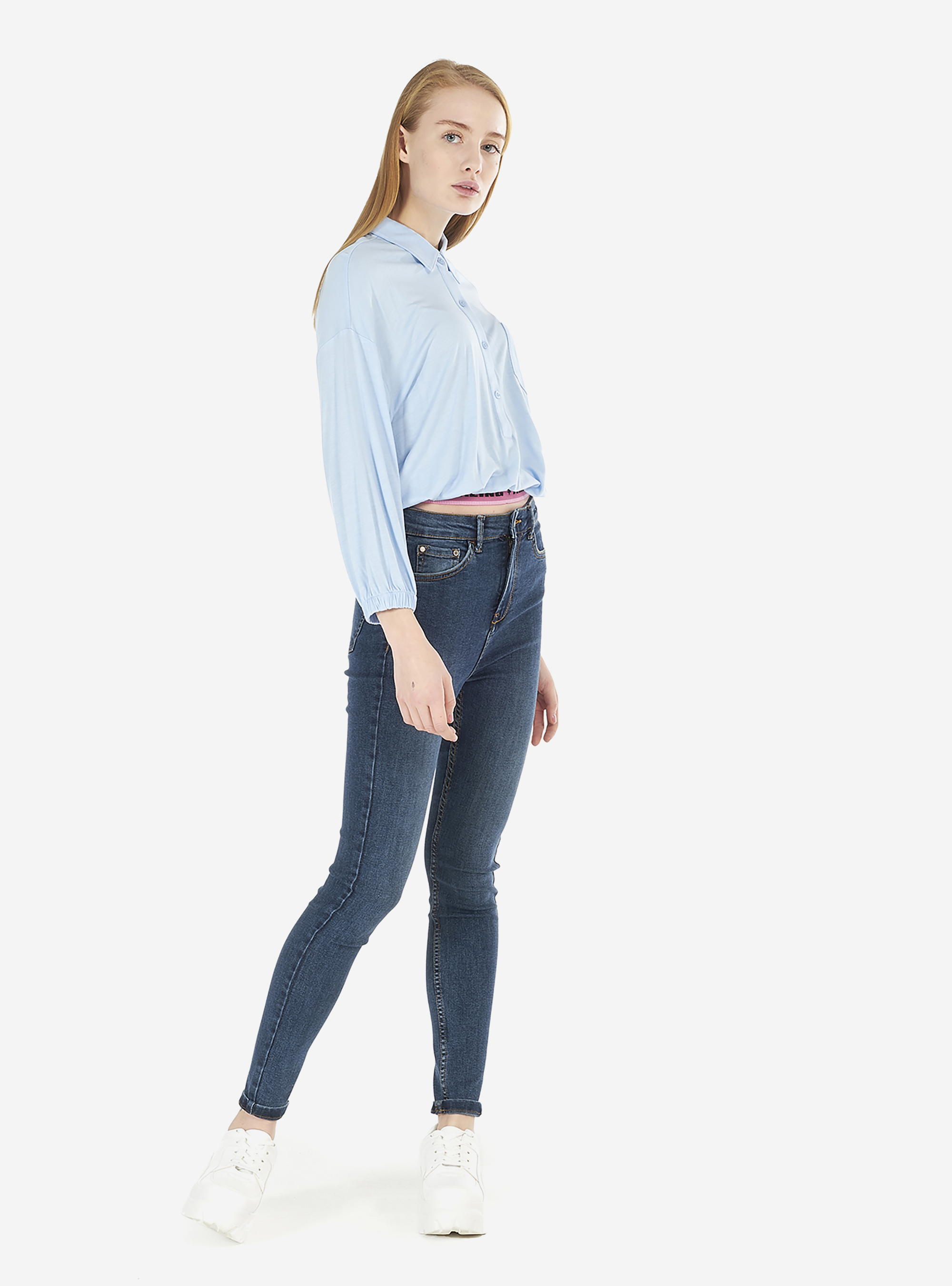 Denim skinny fit high rise, C241 BLUE