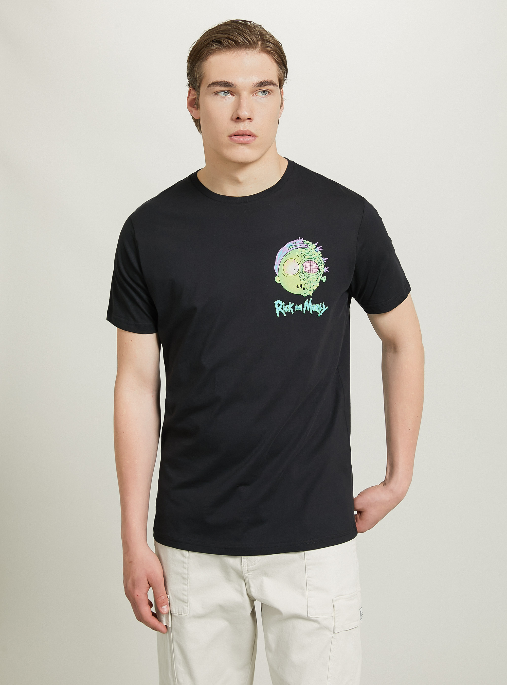 Maglietta Rick e Morty / Alcott, BK1 BLACK