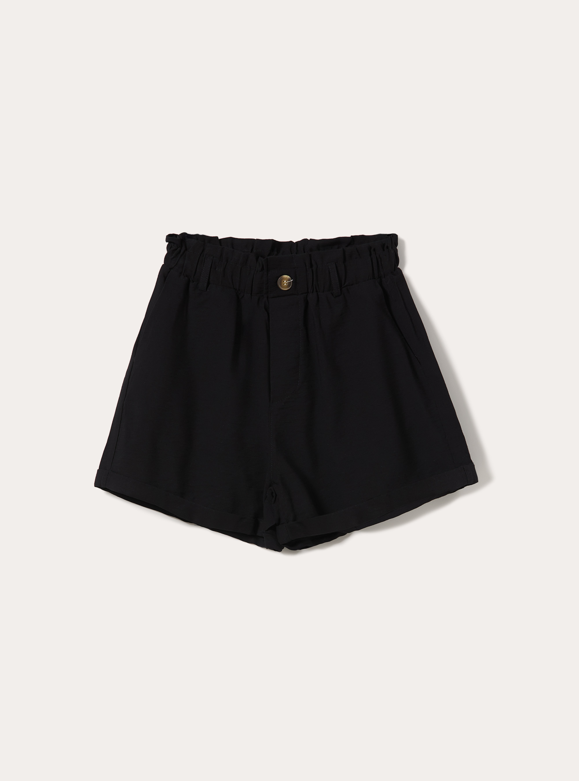 Shorts with candy waist, BK1 BLACK