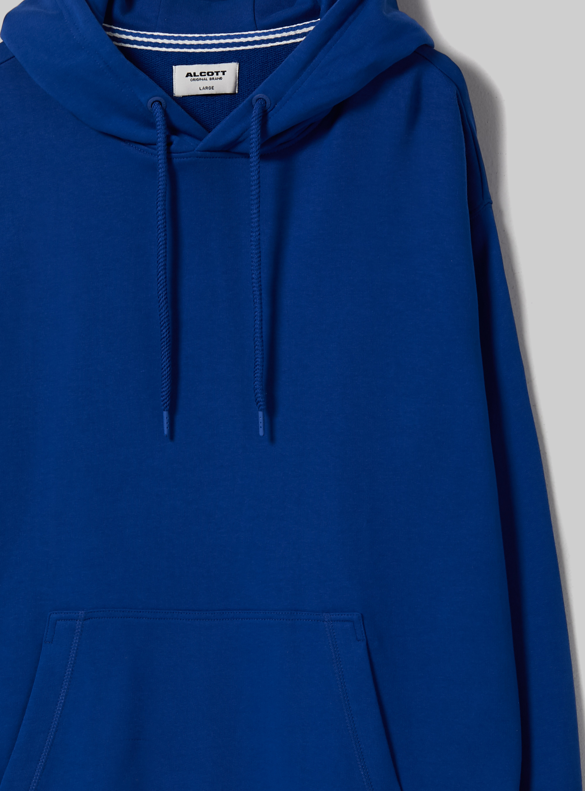 Sudadera con capucha y bolsillo tipo saco, RY1 ROYALE DARK