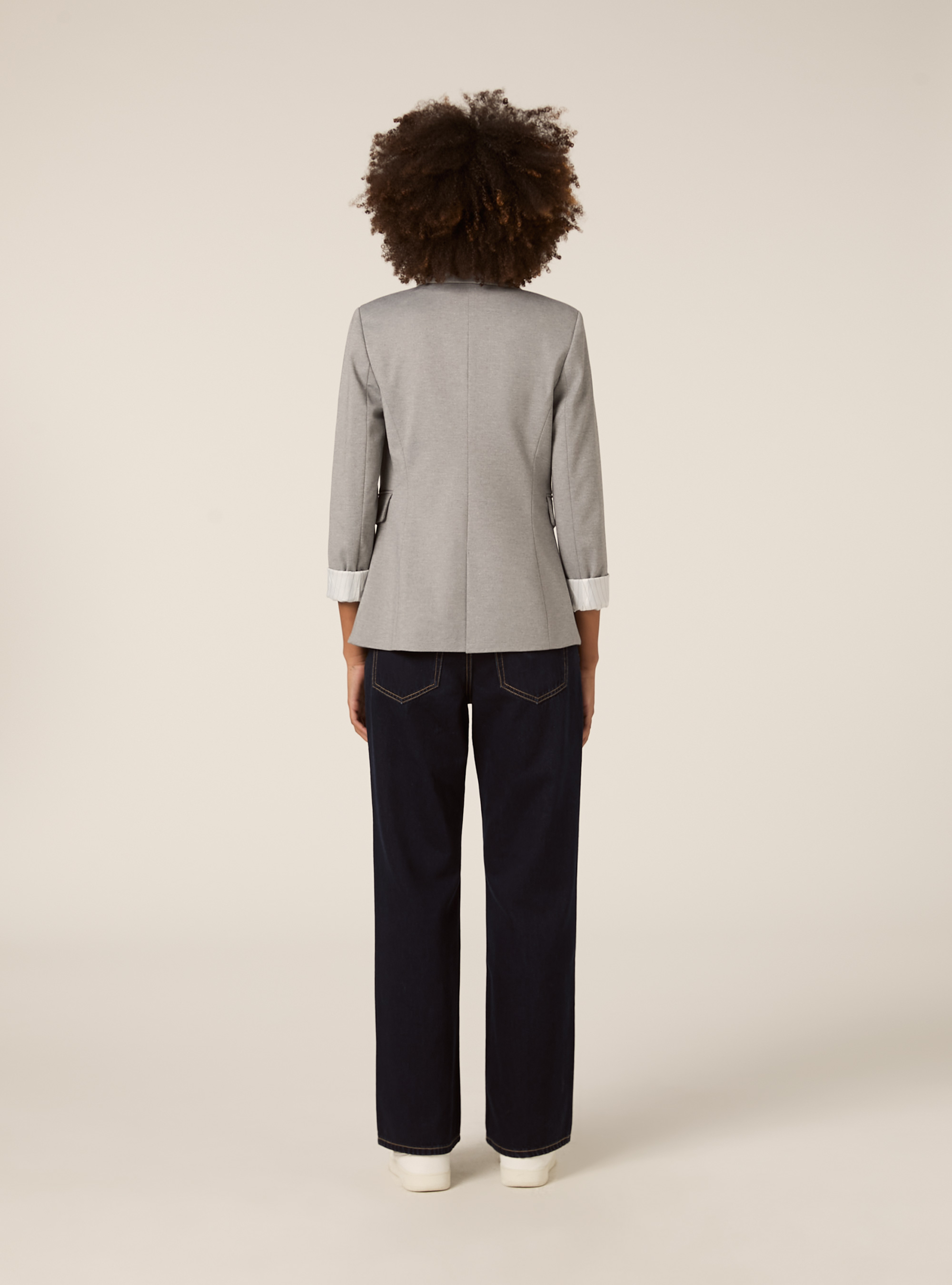 Jersey blazer, MGY1 GREY MEL DARK