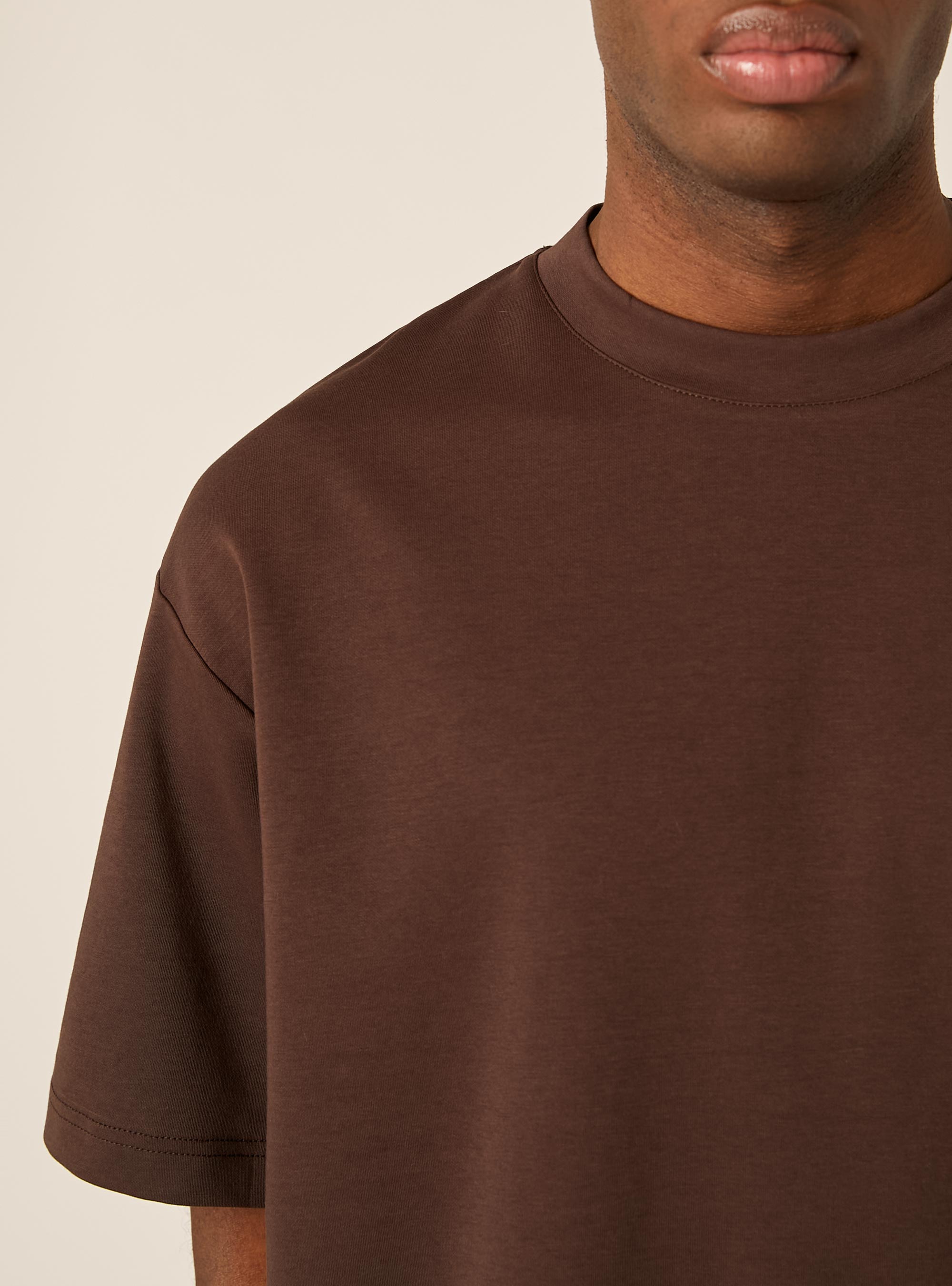 AIRes jersey T-shirt, BR1 BROWN DARK