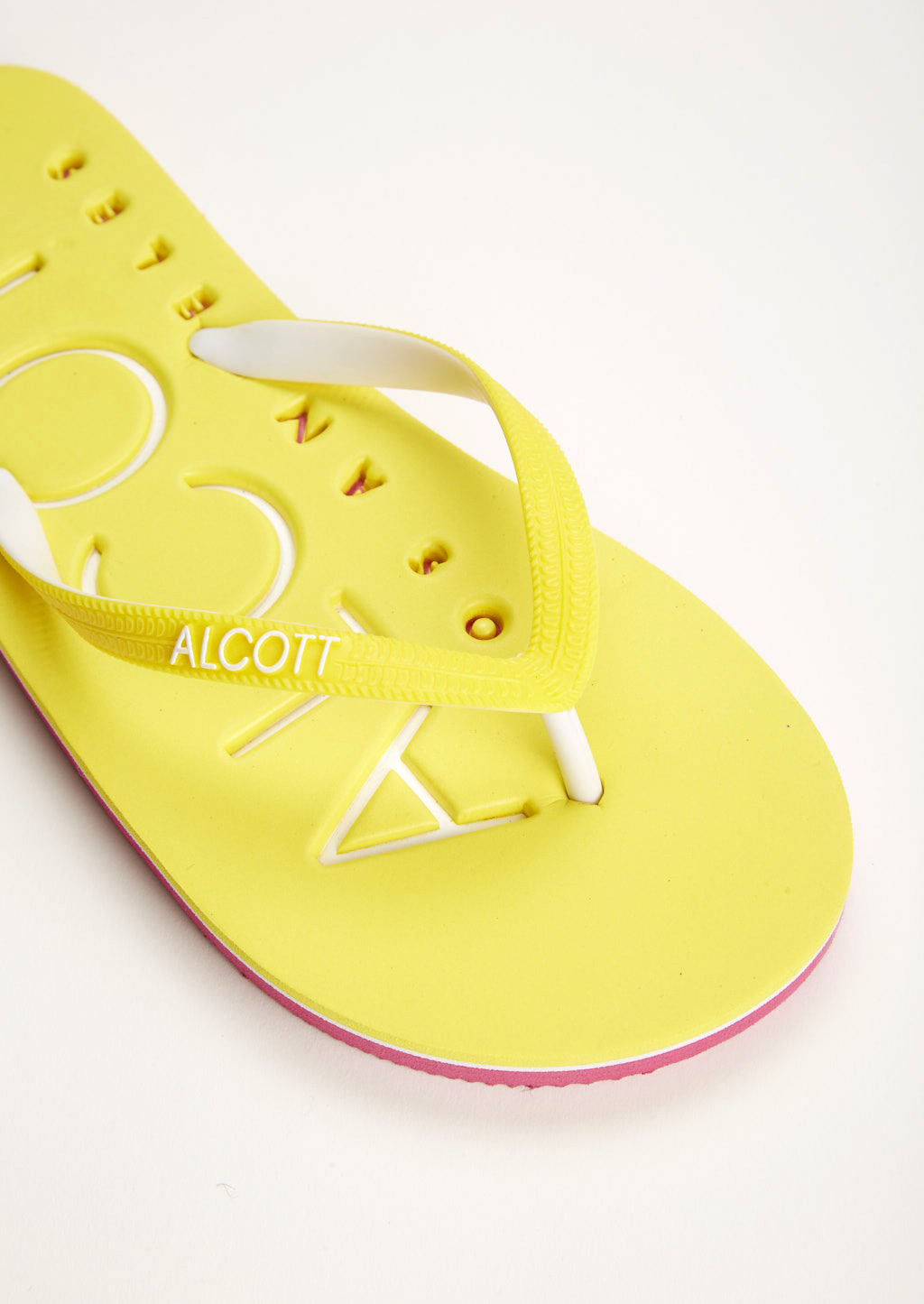 Sandali bassi infradito, C7750 YELLOW