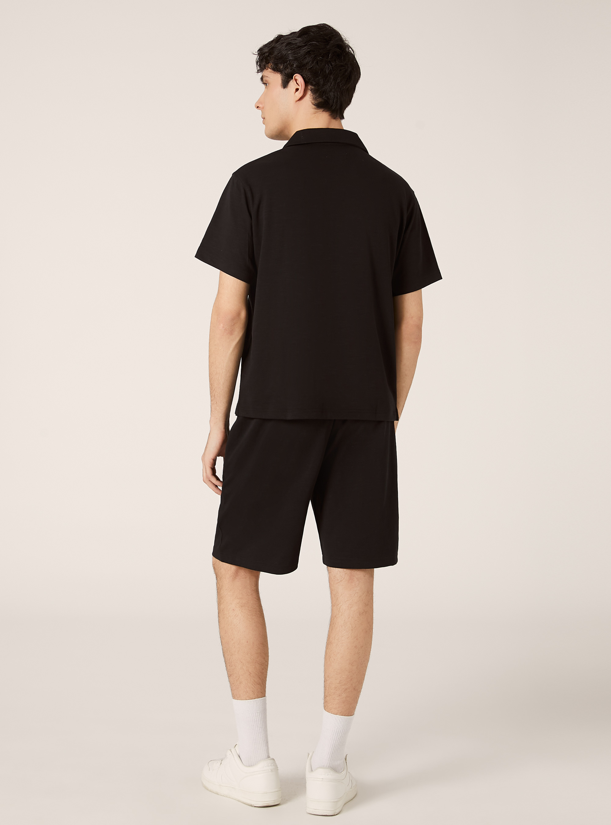 Chemise en jersey AIRes, BK1 BLACK