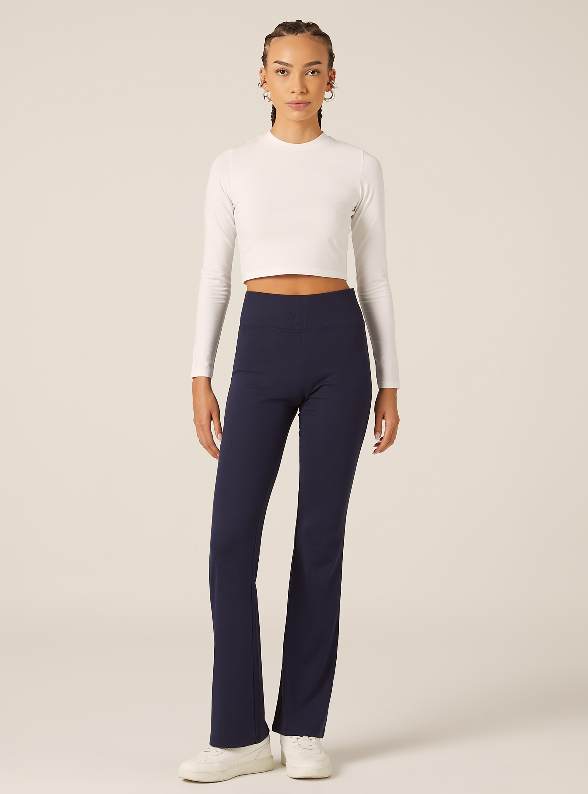 Flared leggings, NA2 NAVY MEDIUM