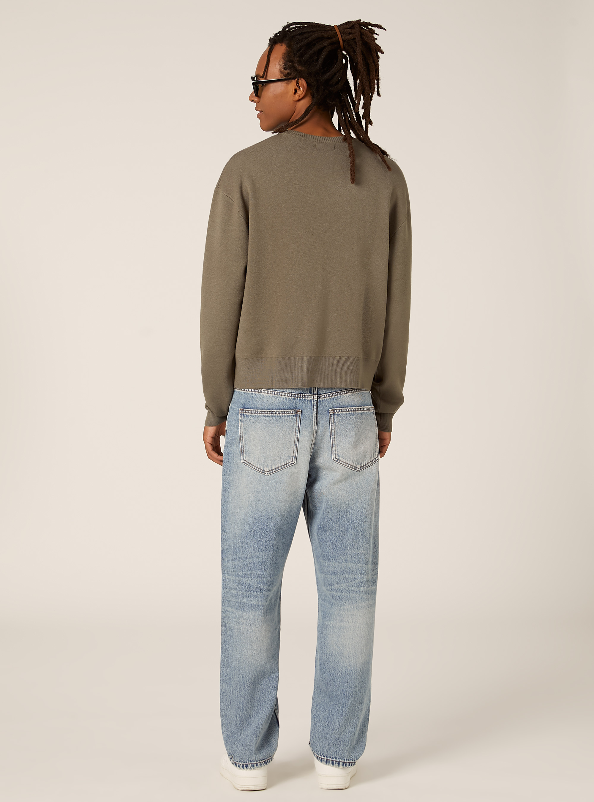 Pull-over doux coupe carrée, KY2 KAKY MEDIUM