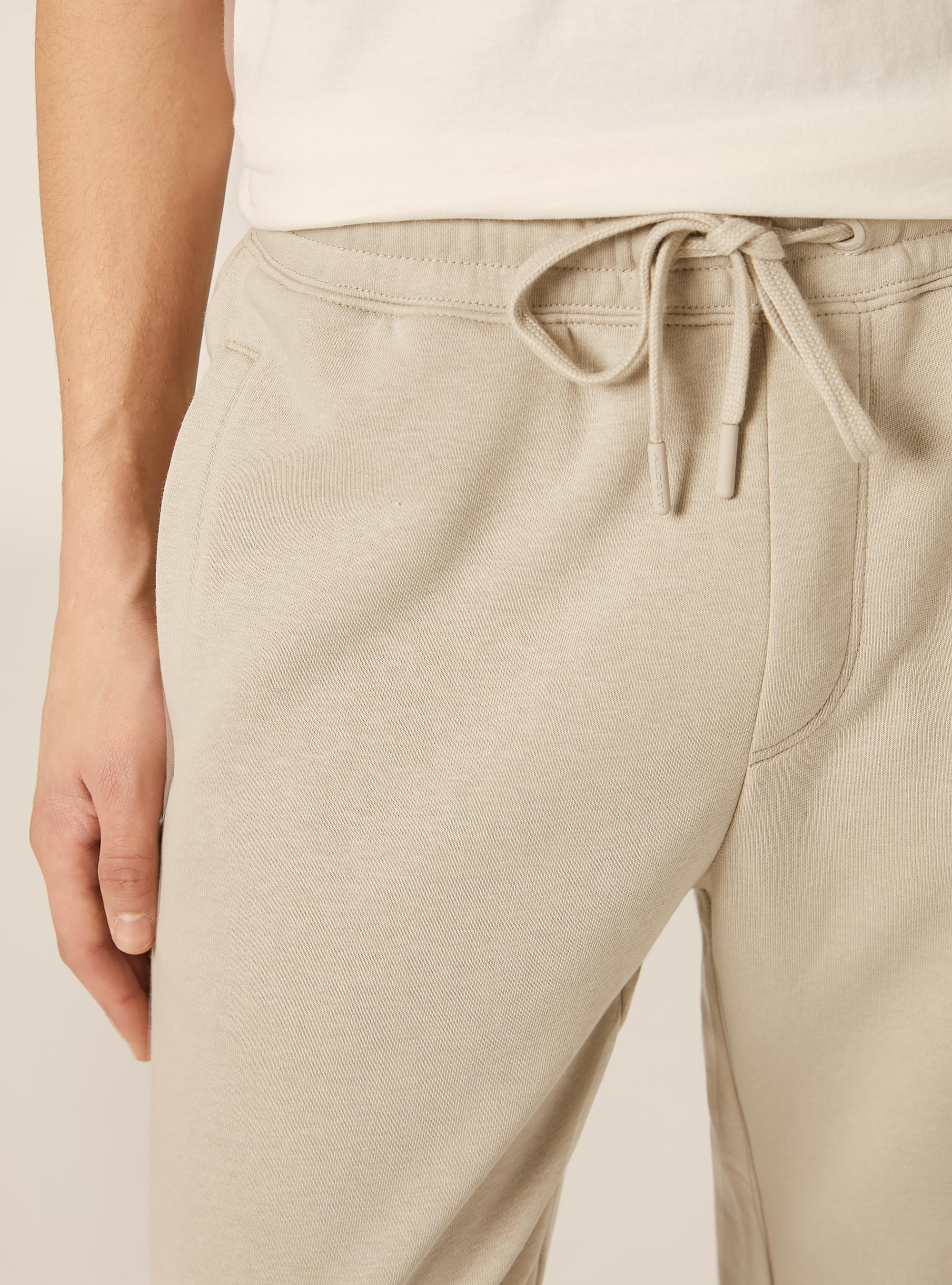 Pantaloni jogger in felpa, BG1 BEIGE DARK