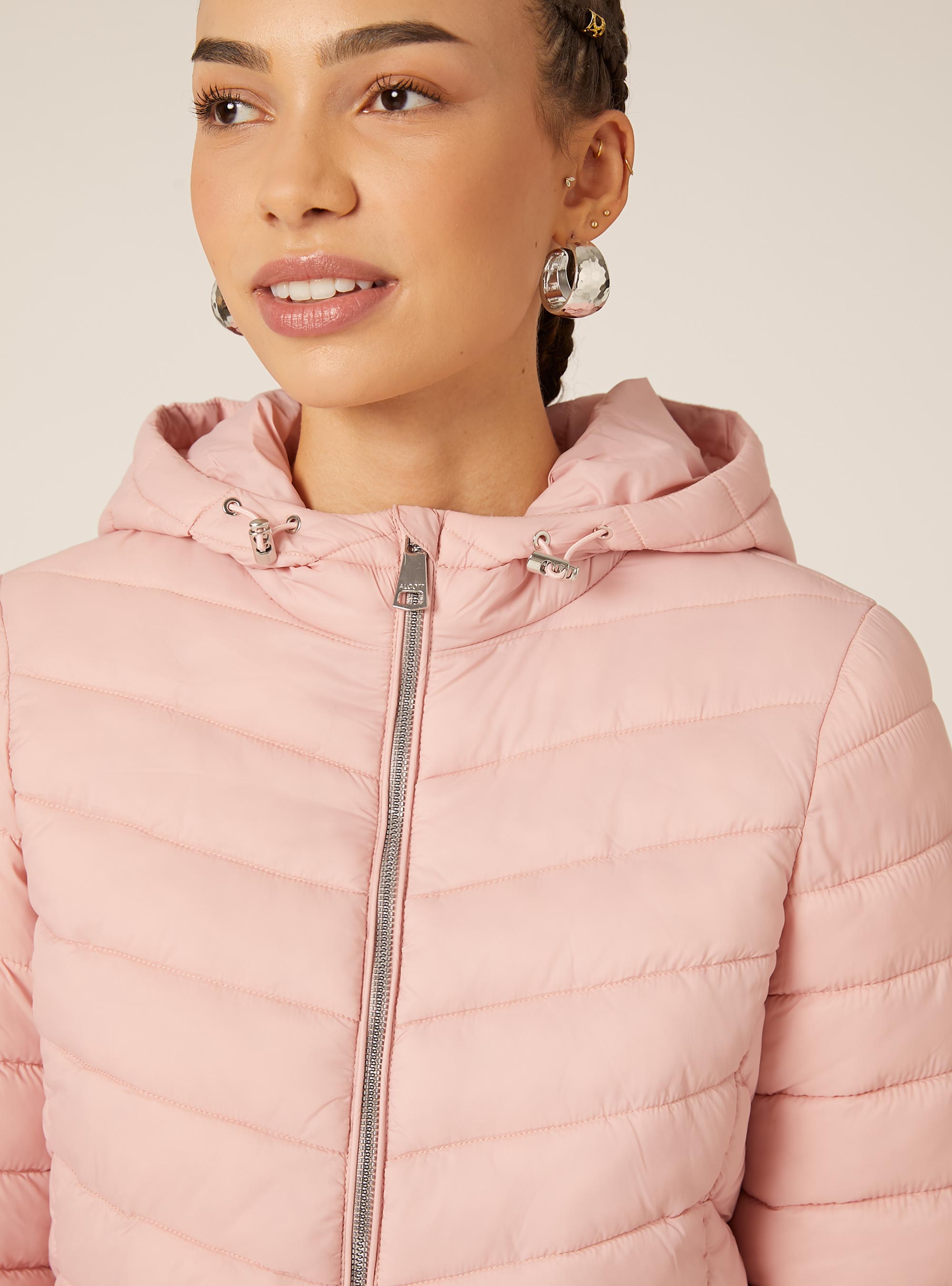 Jacket with recycled padding, PK2 PINK MEDIUM
