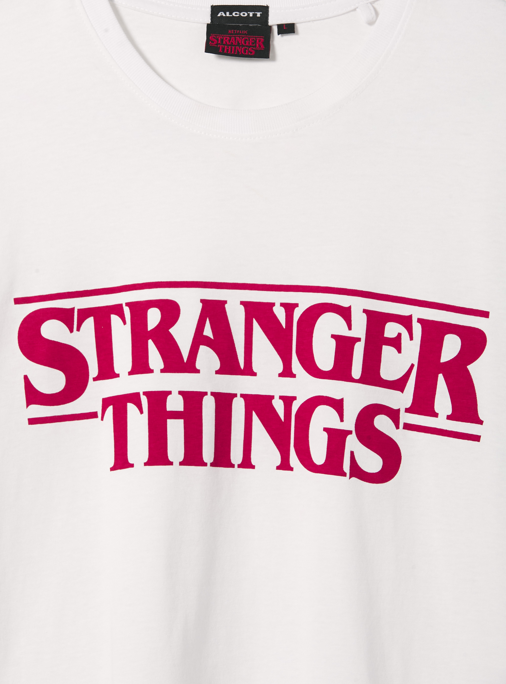 Maglietta Stranger Things / Alcott, WH3 WHITE