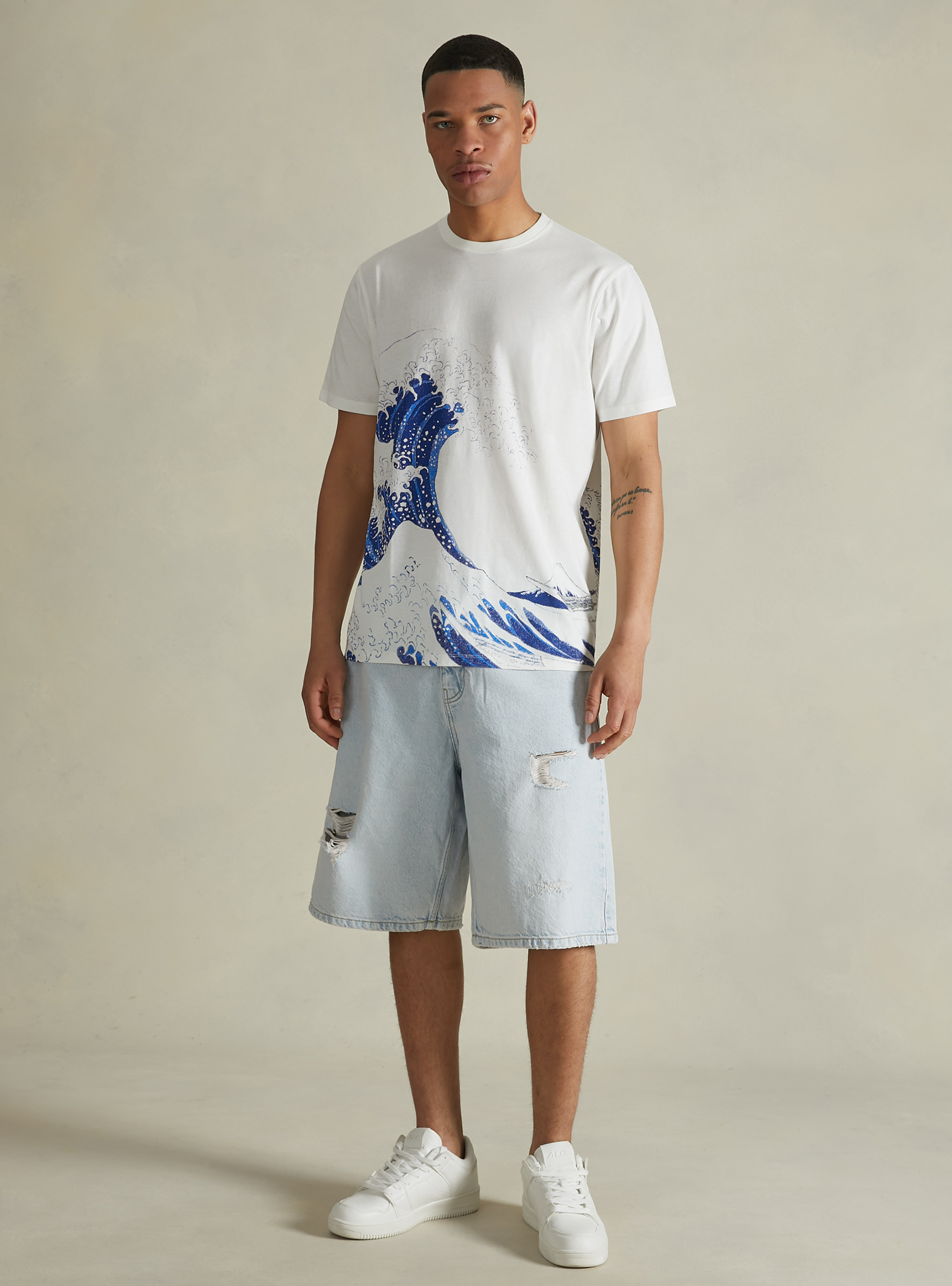 Maglietta Art collection Hokusai / Alcott regular fit, WH1 OFF WHITE
