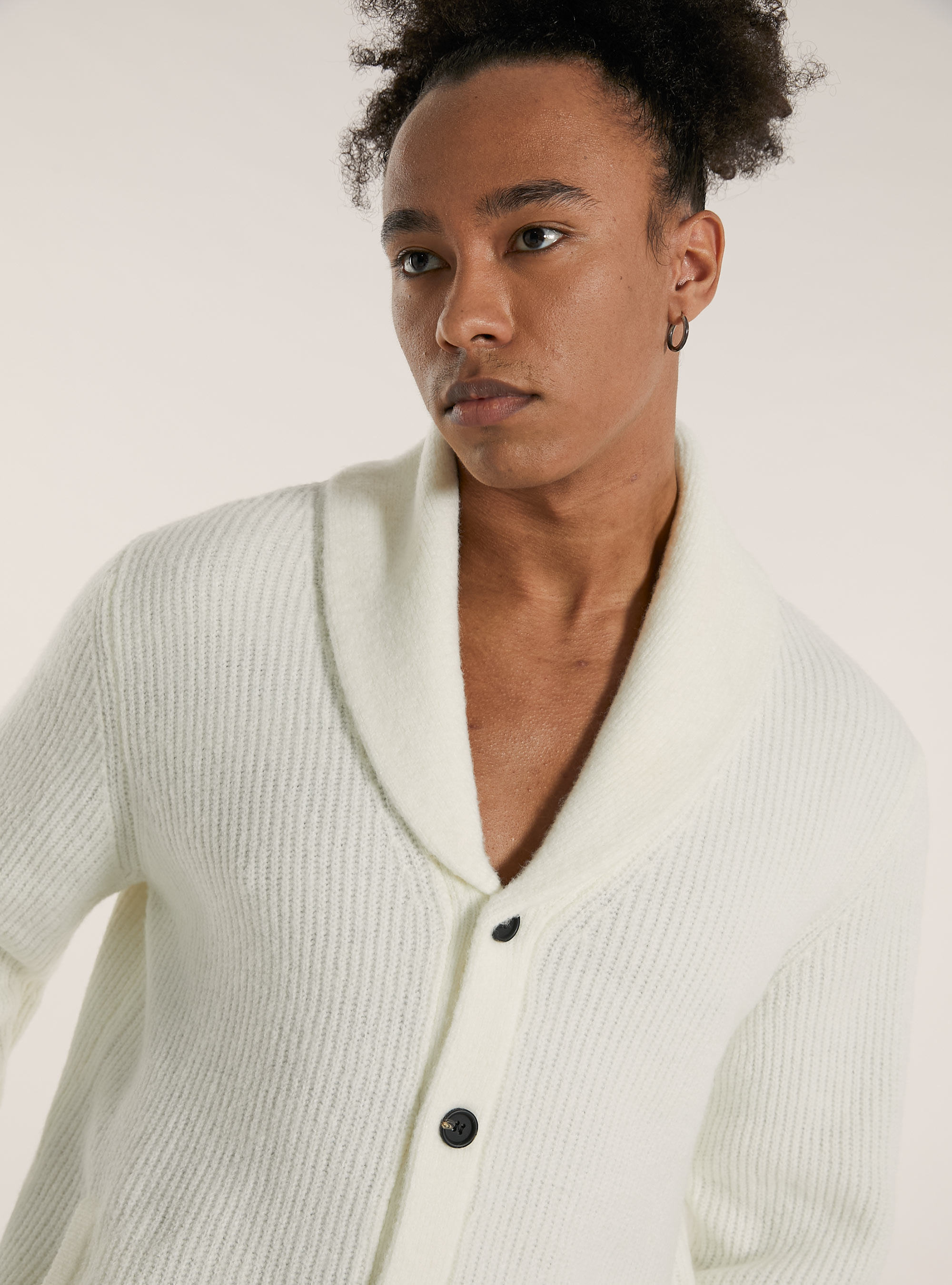 Pullover cardigan sof touch, WH2 WHITE