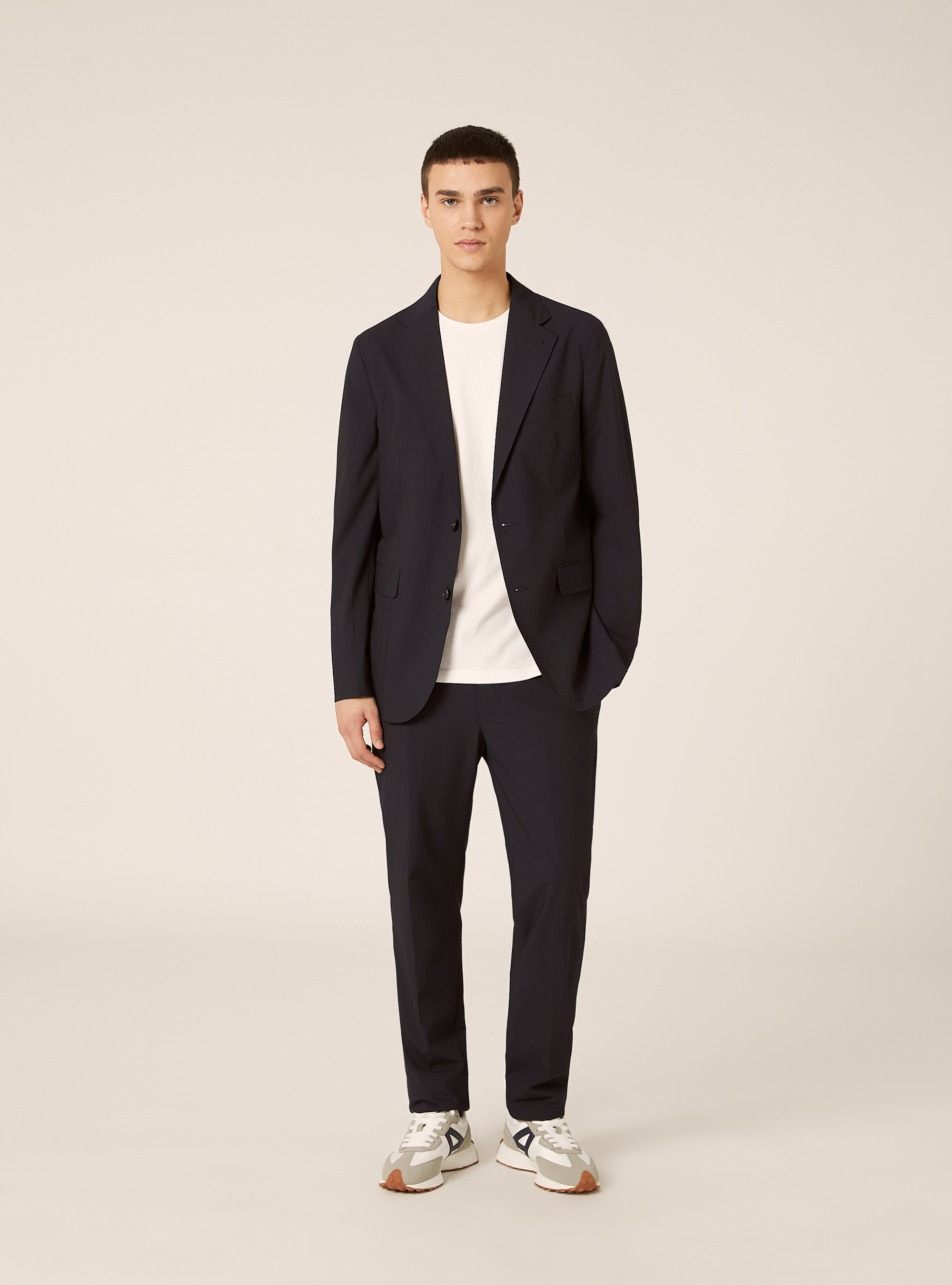 Giacca monopetto in t/r, NA1 NAVY DARK