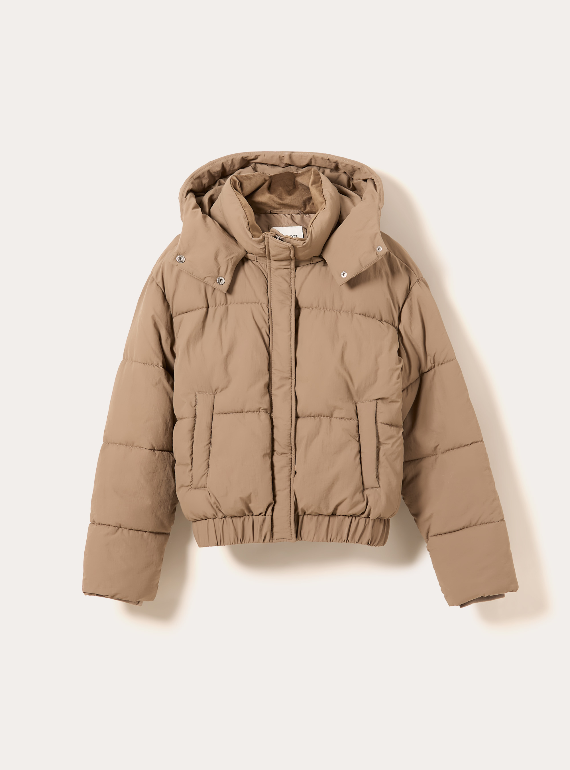 Veste matelassée à capuche, BG2 BEIGE MEDIUM