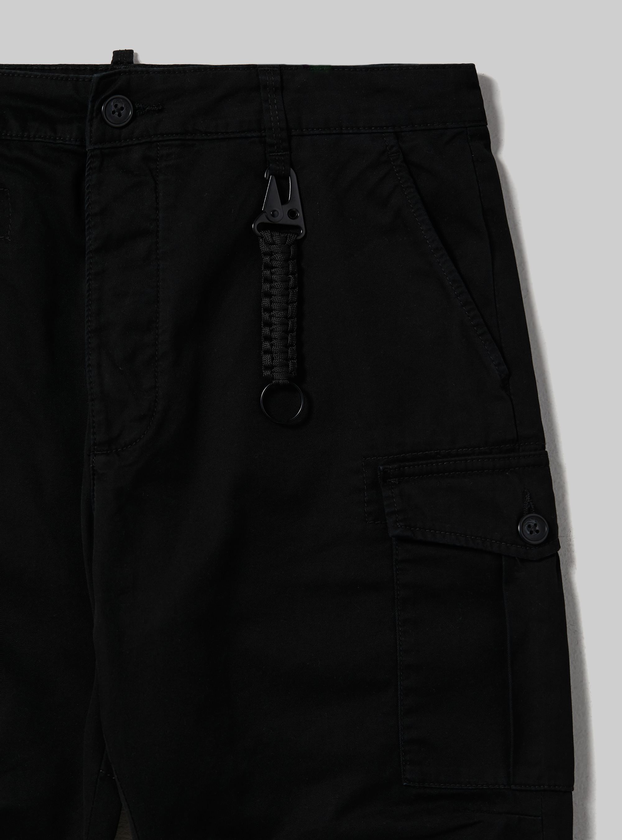 Cargohose aus Twill, BK1 BLACK