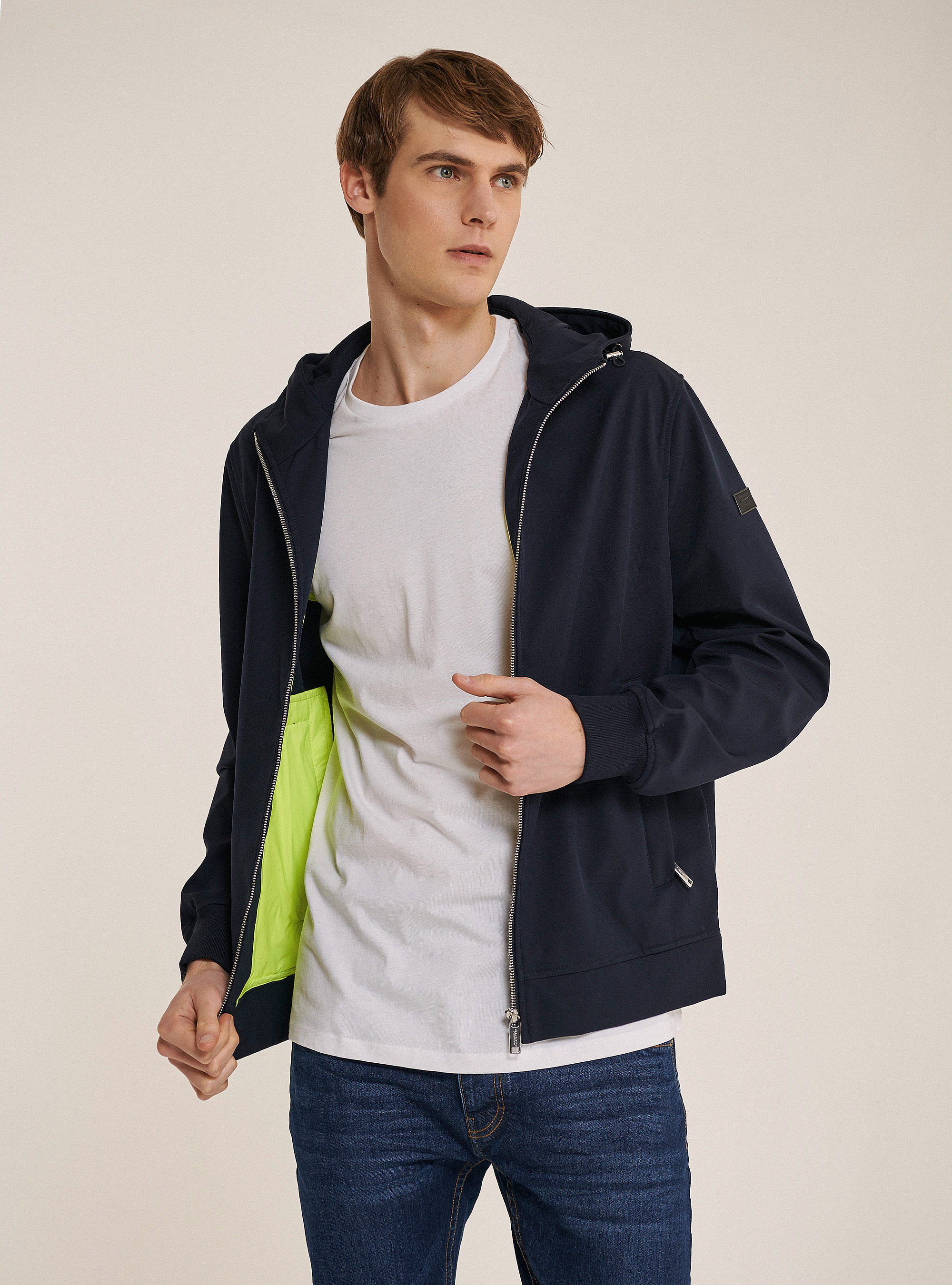 technical fabric jacket