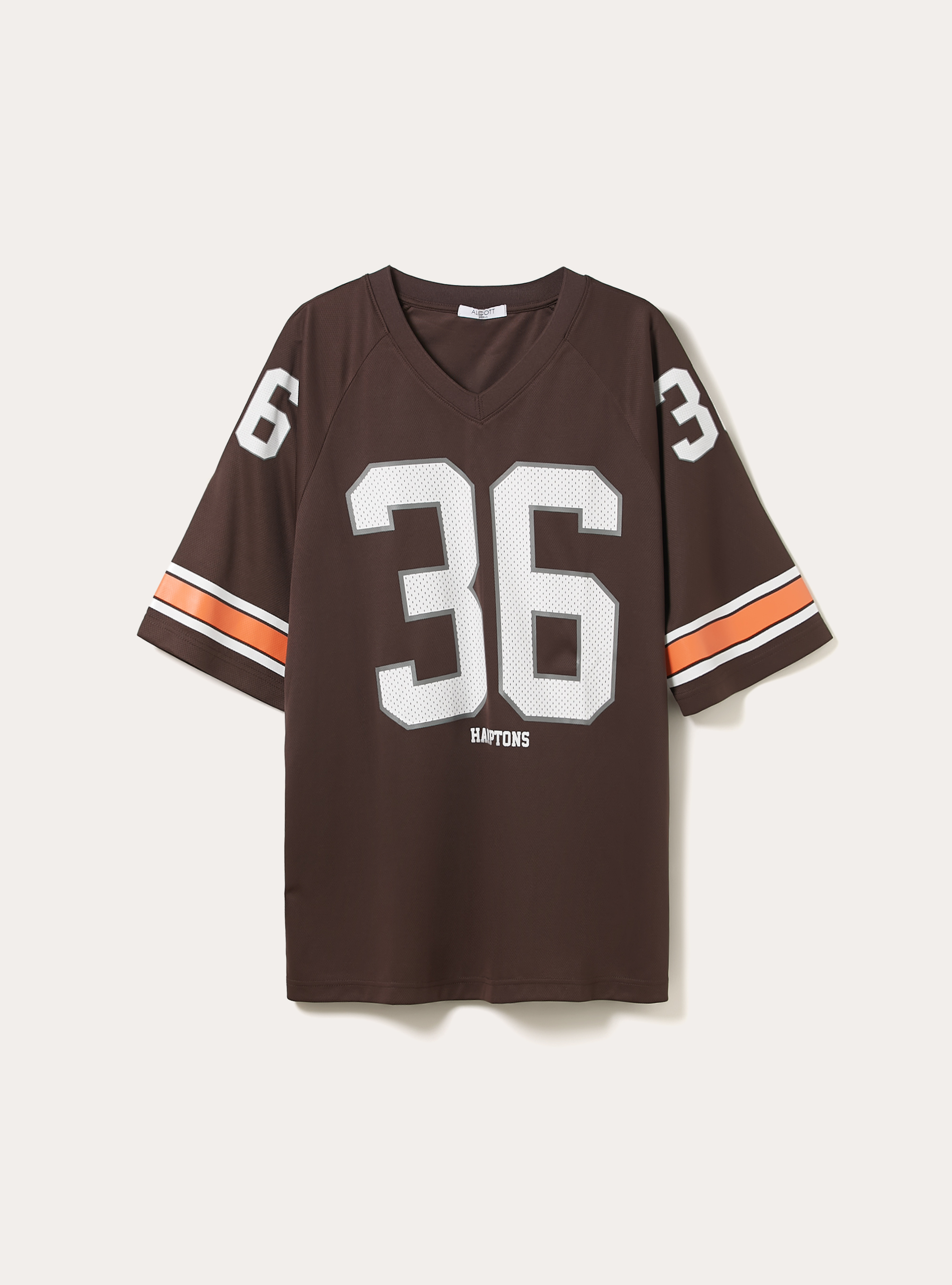 Oversize-T-Shirt mit Grafik, BR2 BROWN MEDIUM