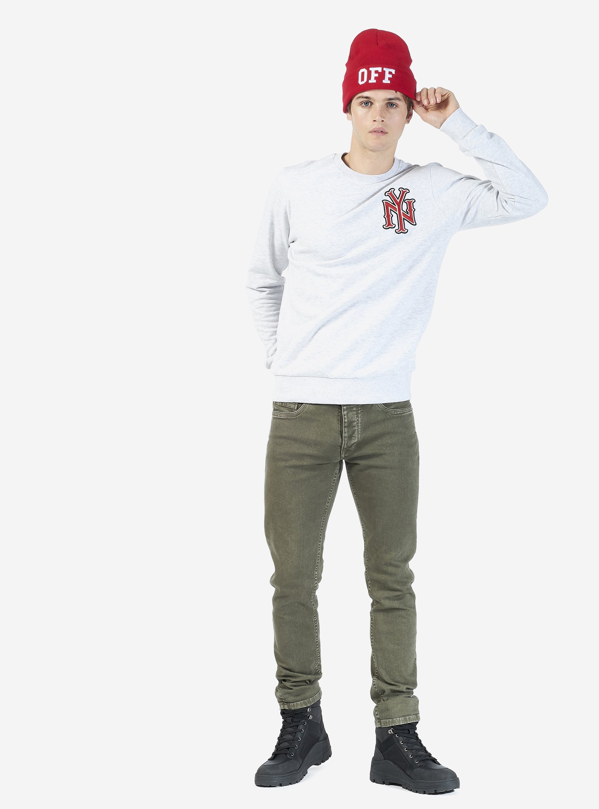 STRETCH-HOSE AUS TWILL, C622 KAKY