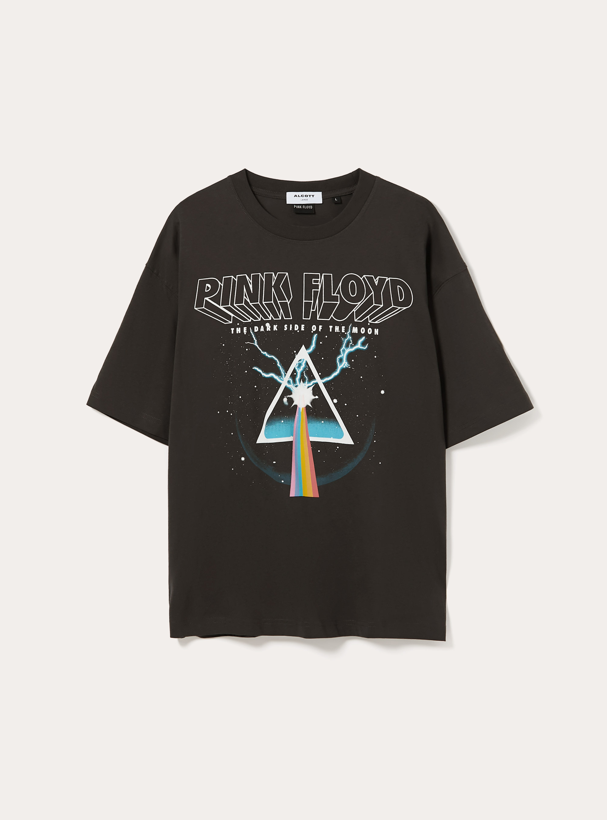 Pink Floyd / Camiseta Alcott boxy fit, BK3 BLACK CHARCOAL