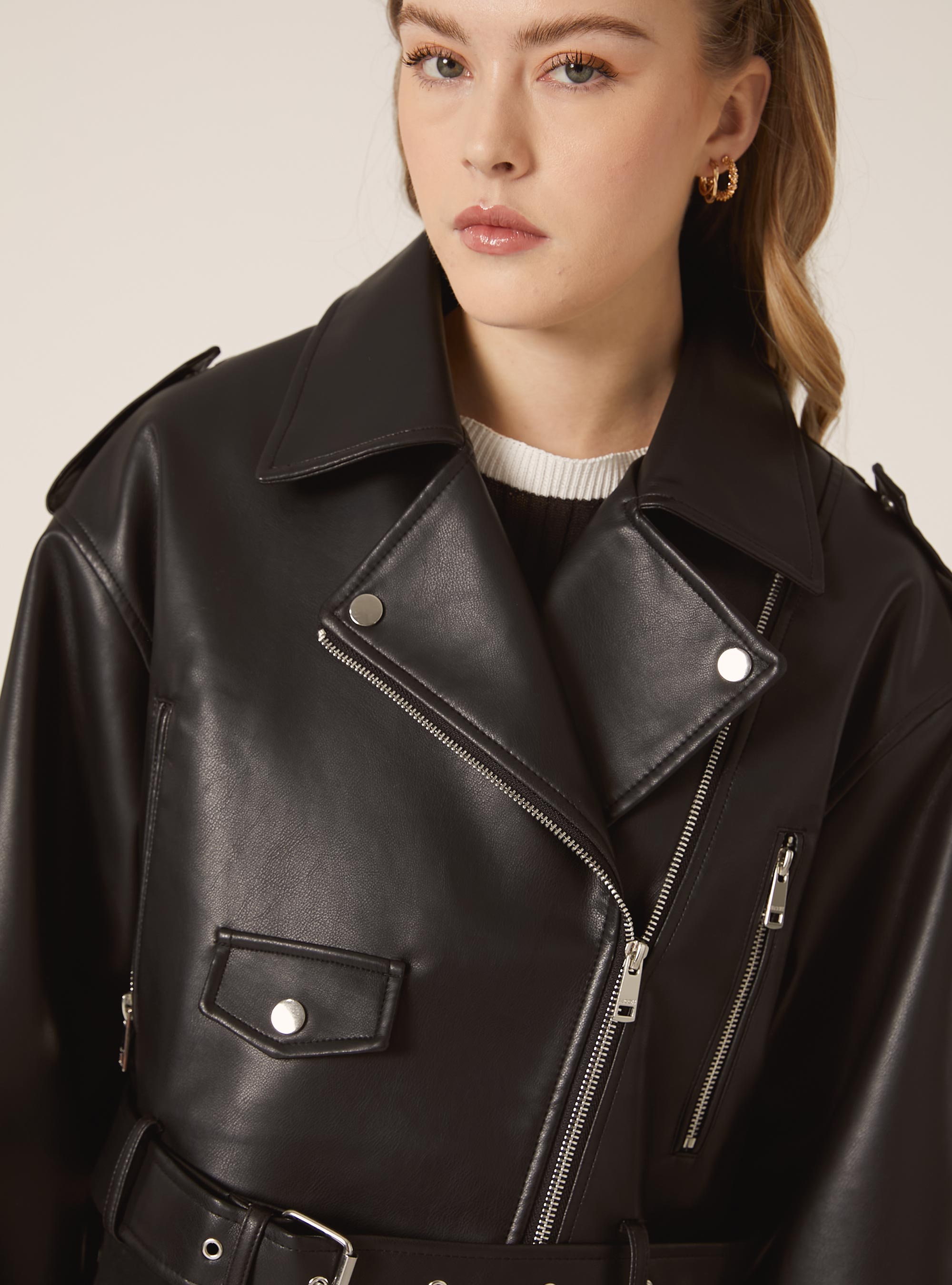 giubbotto in pelle donna