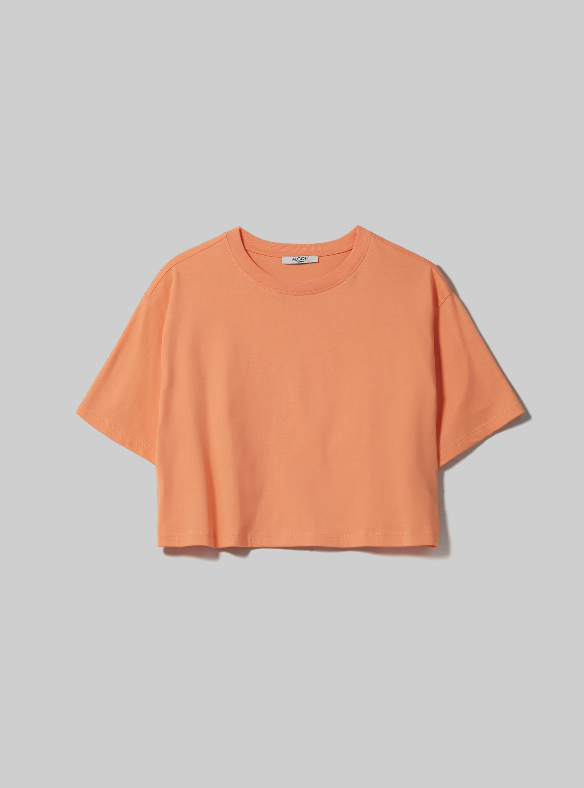 T-shirt en coton court, OR3 ORANGE LIGHT
