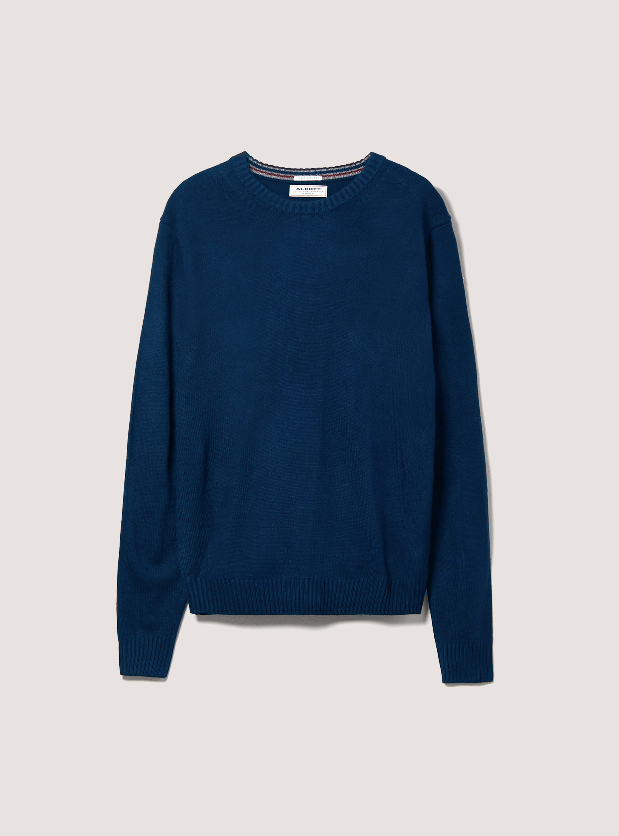 Pullover caldo effetto cachemire, OB2 BLUE OIL MED.