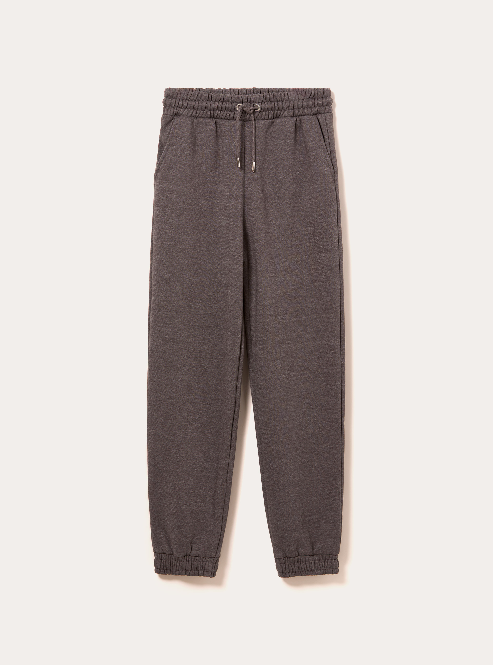 Pantalones jogger de felpa, MGY1 GREY MEL DARK
