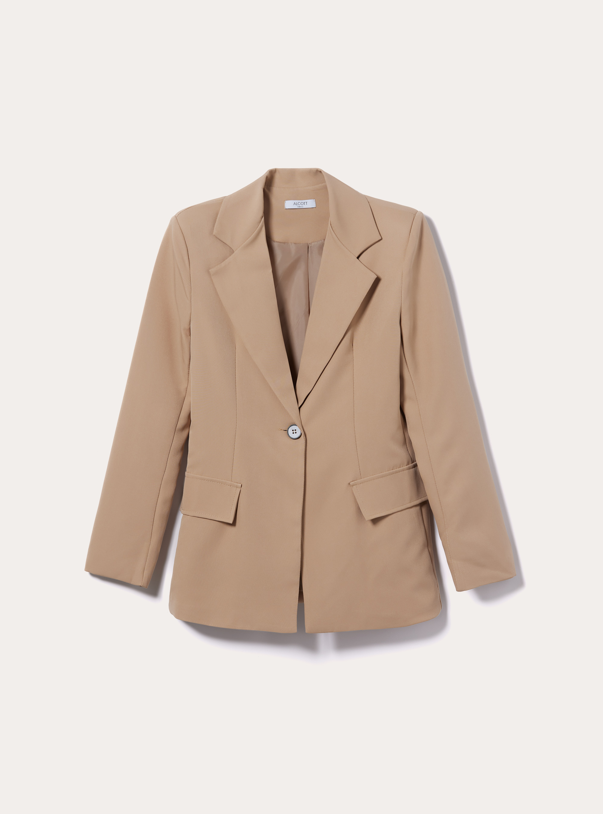 Blazer de botonadura simple, TB2 TOBACCO MEDIUM