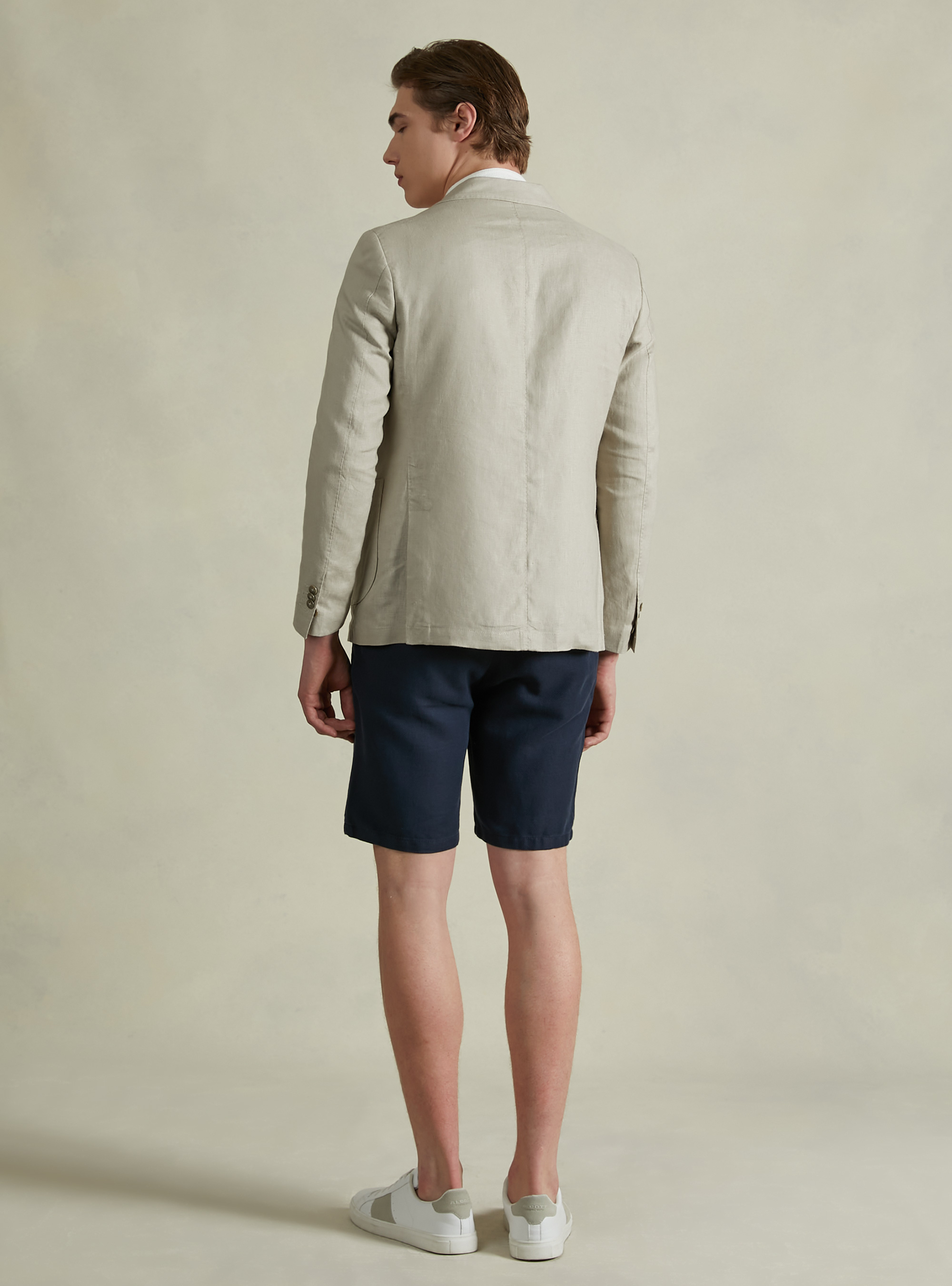 Pure linen jacket, BG3 BEIGE LIGHT