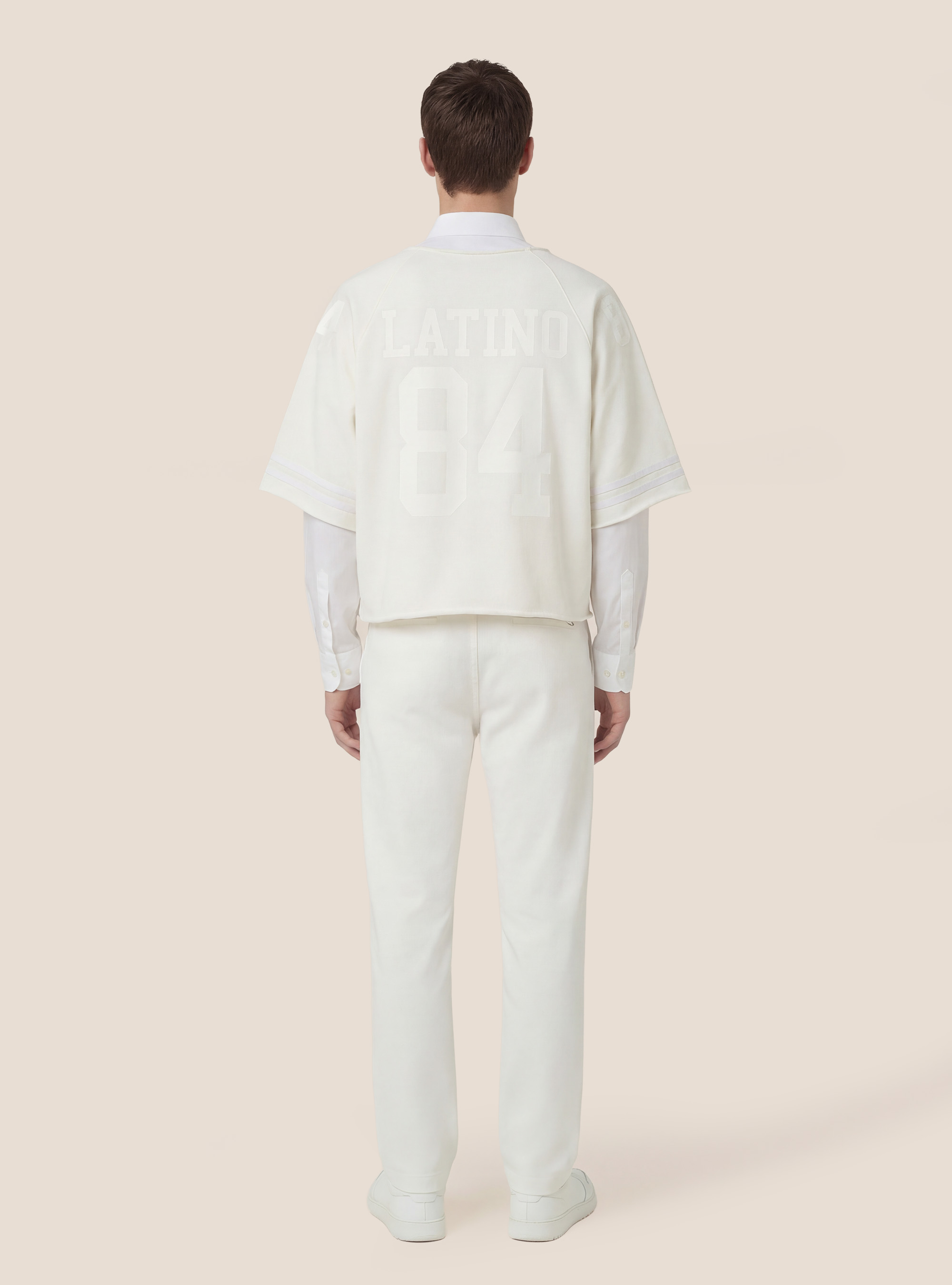 T-shirt Latino Collection coupe boxy, WH2 WHITE
