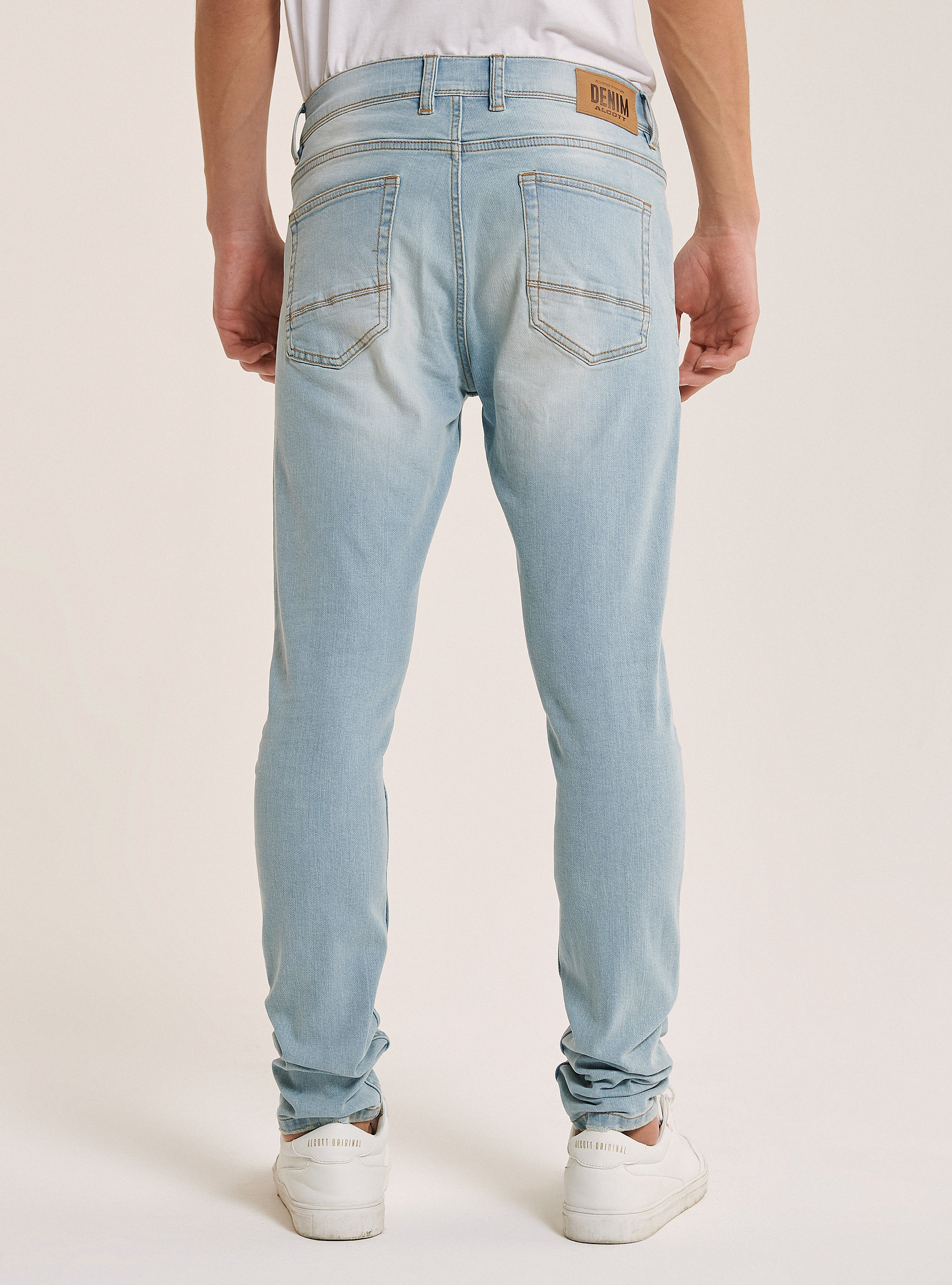 Jeans super skinny in denim stretch, C272 BLUE