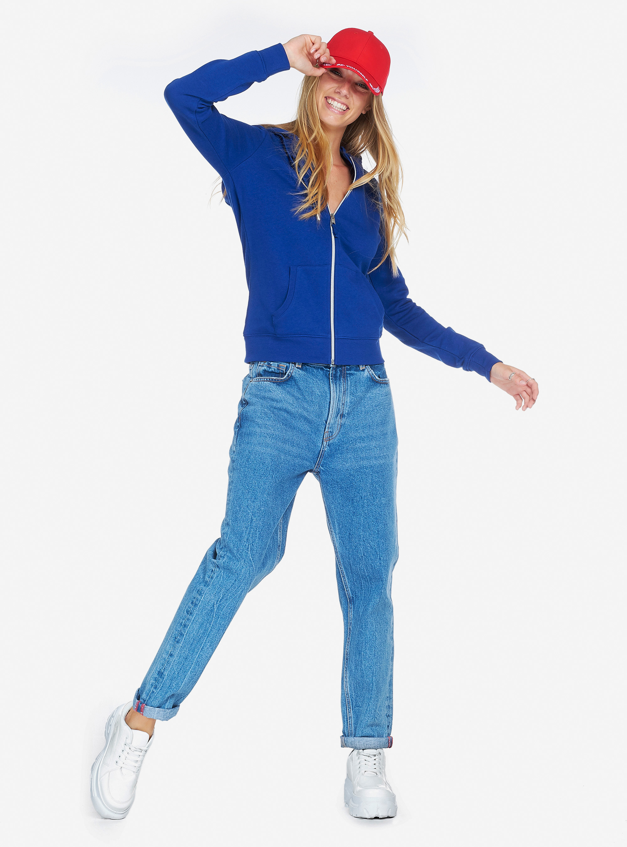 Jeans mom fit enjoy life, BLU