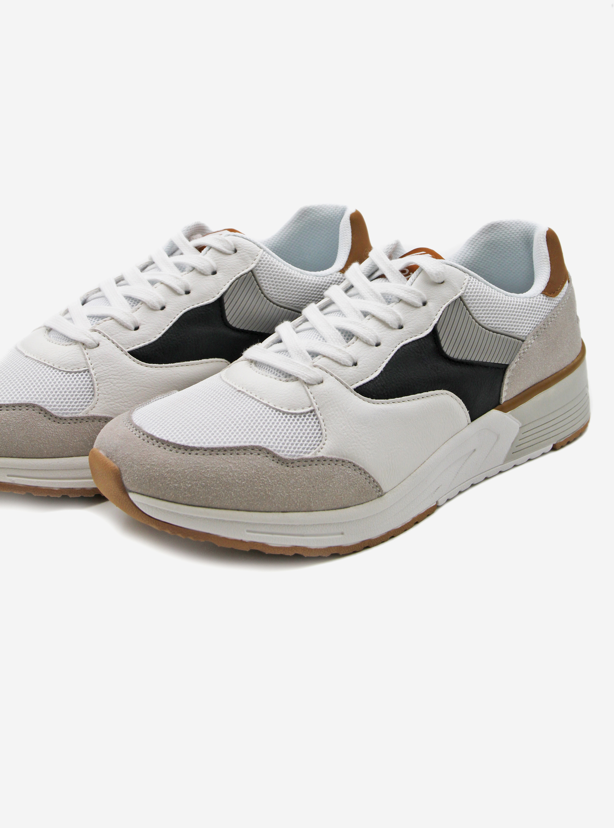 TWO TONE SNEAKERS, OFF-WHITE