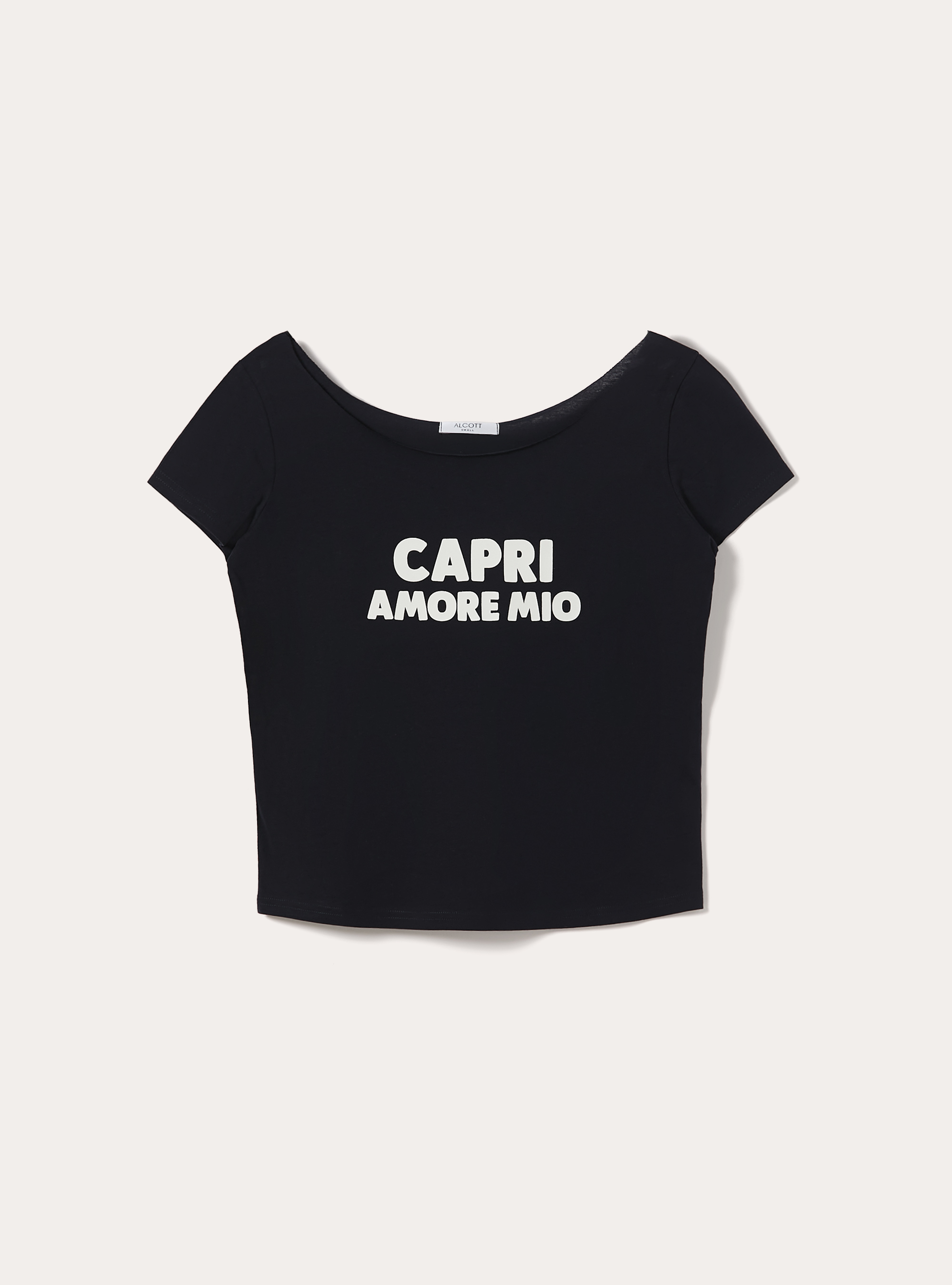 Boat Neck T-Shirt, NA1 NAVY DARK