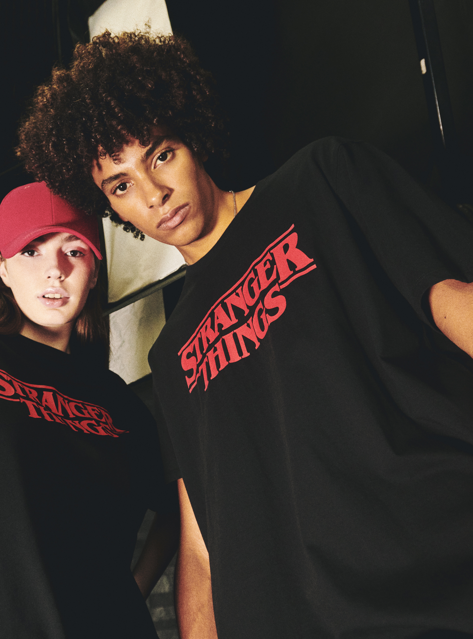 Stranger Things x Alcott T-shirt, BLACK