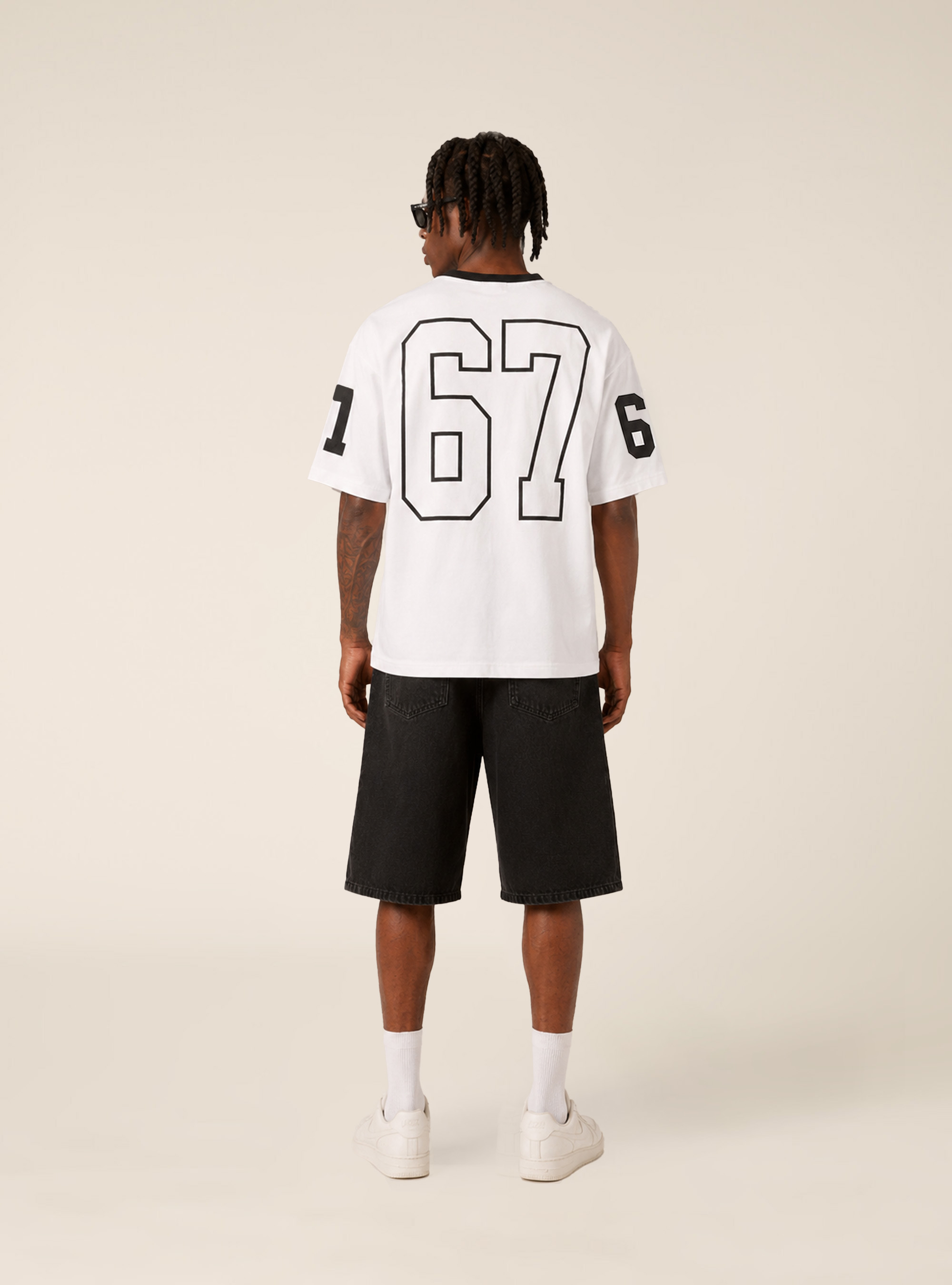 Six Seven Print T-Shirt, BK1 BLACK