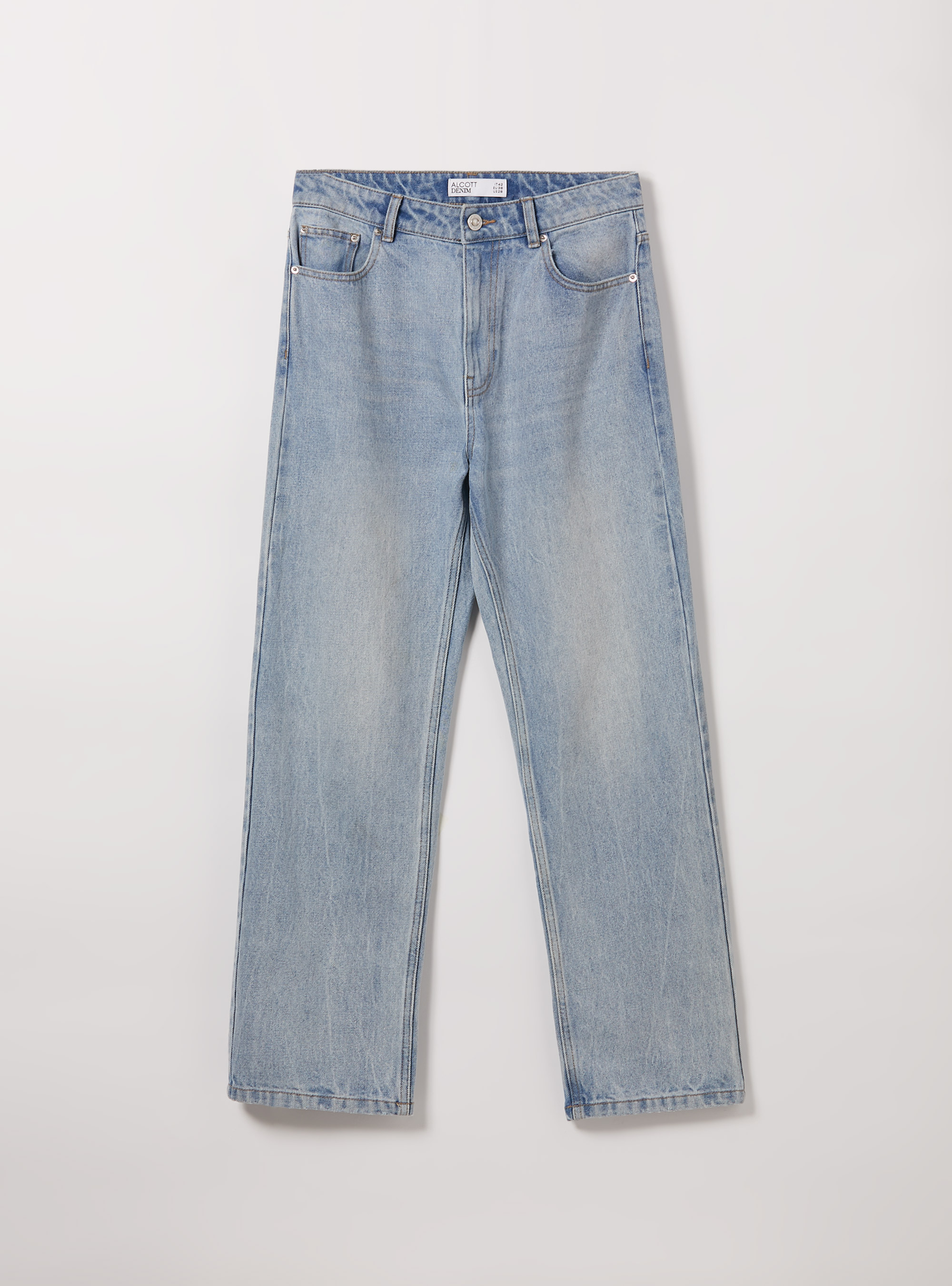Jeans gerade geschnitten, D006 AZURE