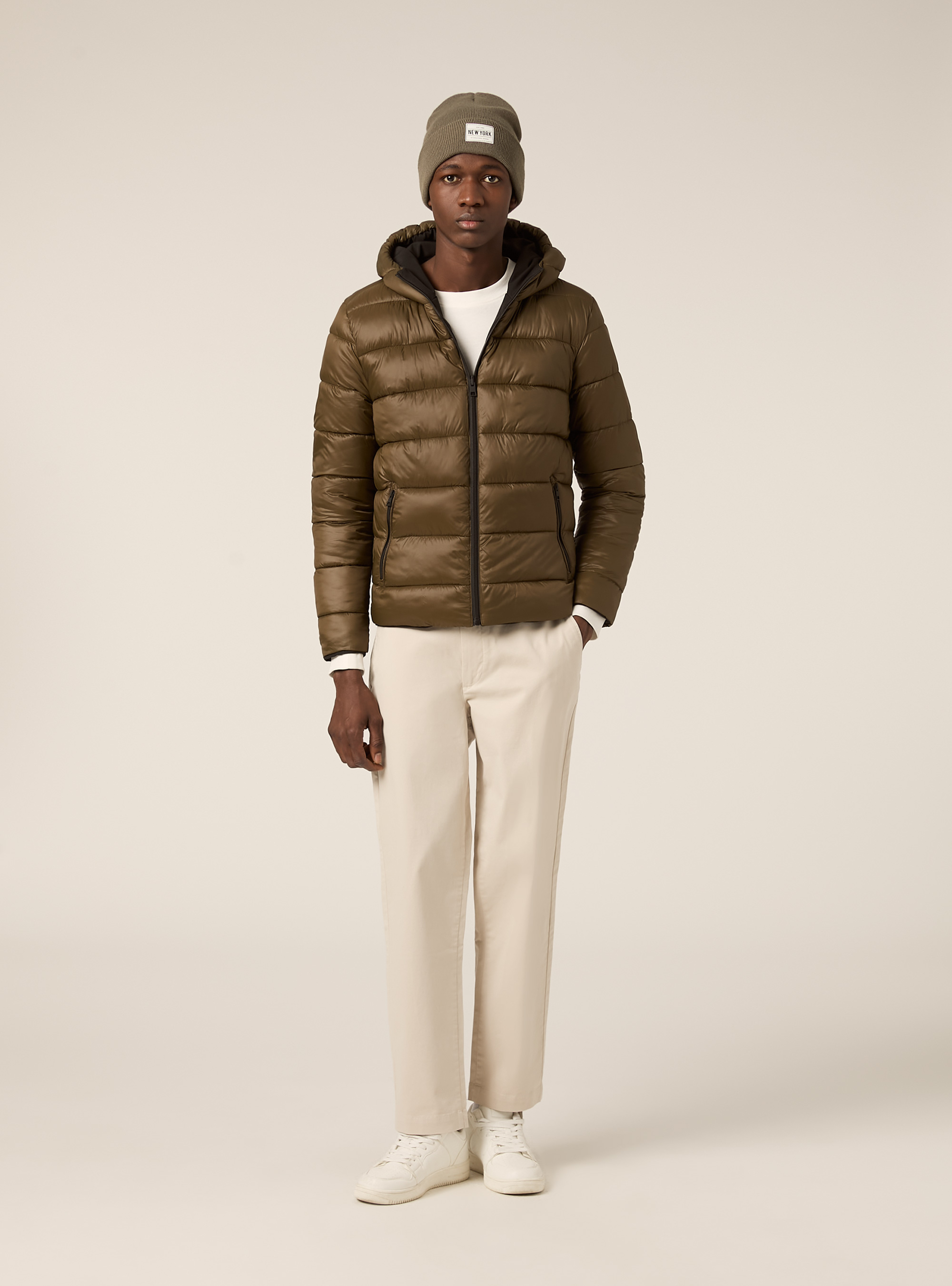 Giubbotto imbottitio reversibile, BK1 BLACK