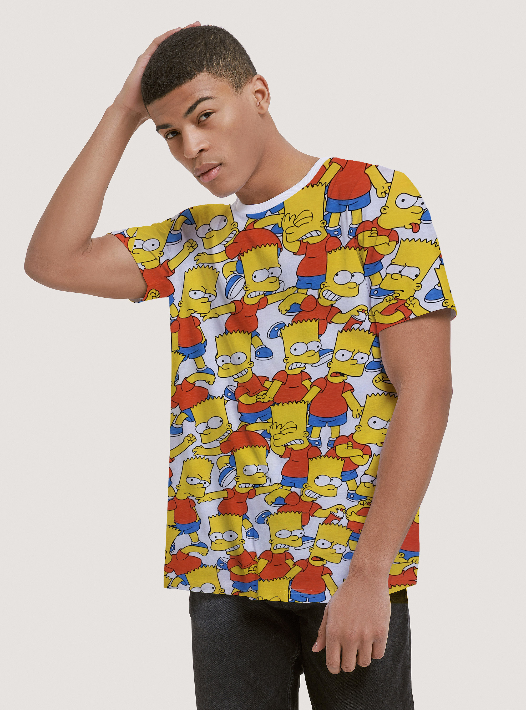 The Simpsons x Alcott all over T-shirt, WHITE