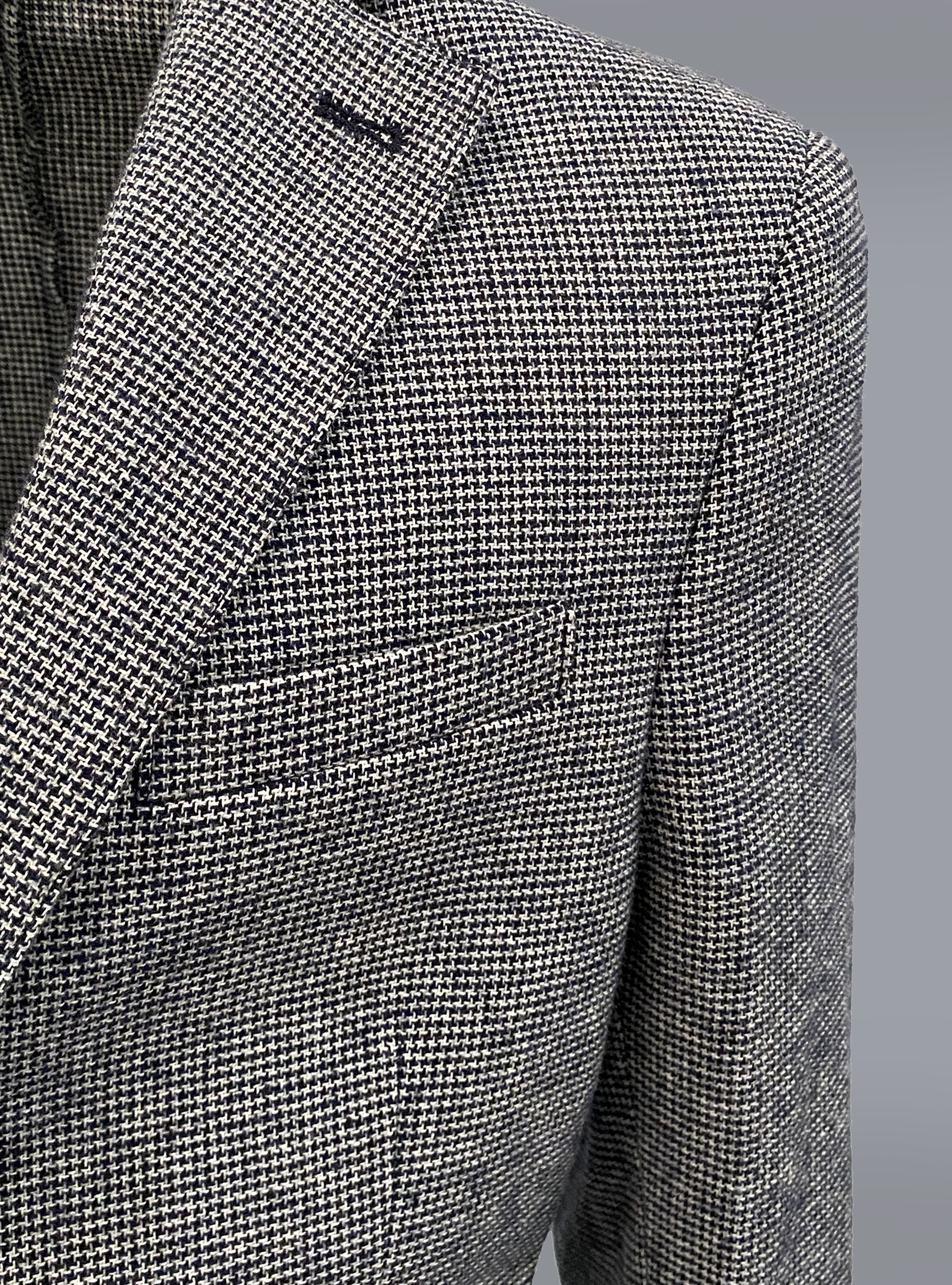 Blazer in misto lana, BLUE NAVY