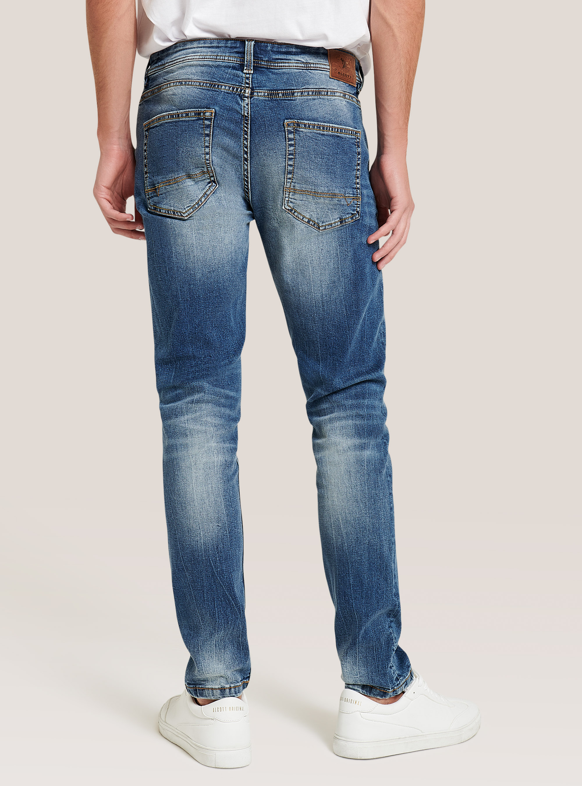 Skinny fit stretch denim jeans, AZURE