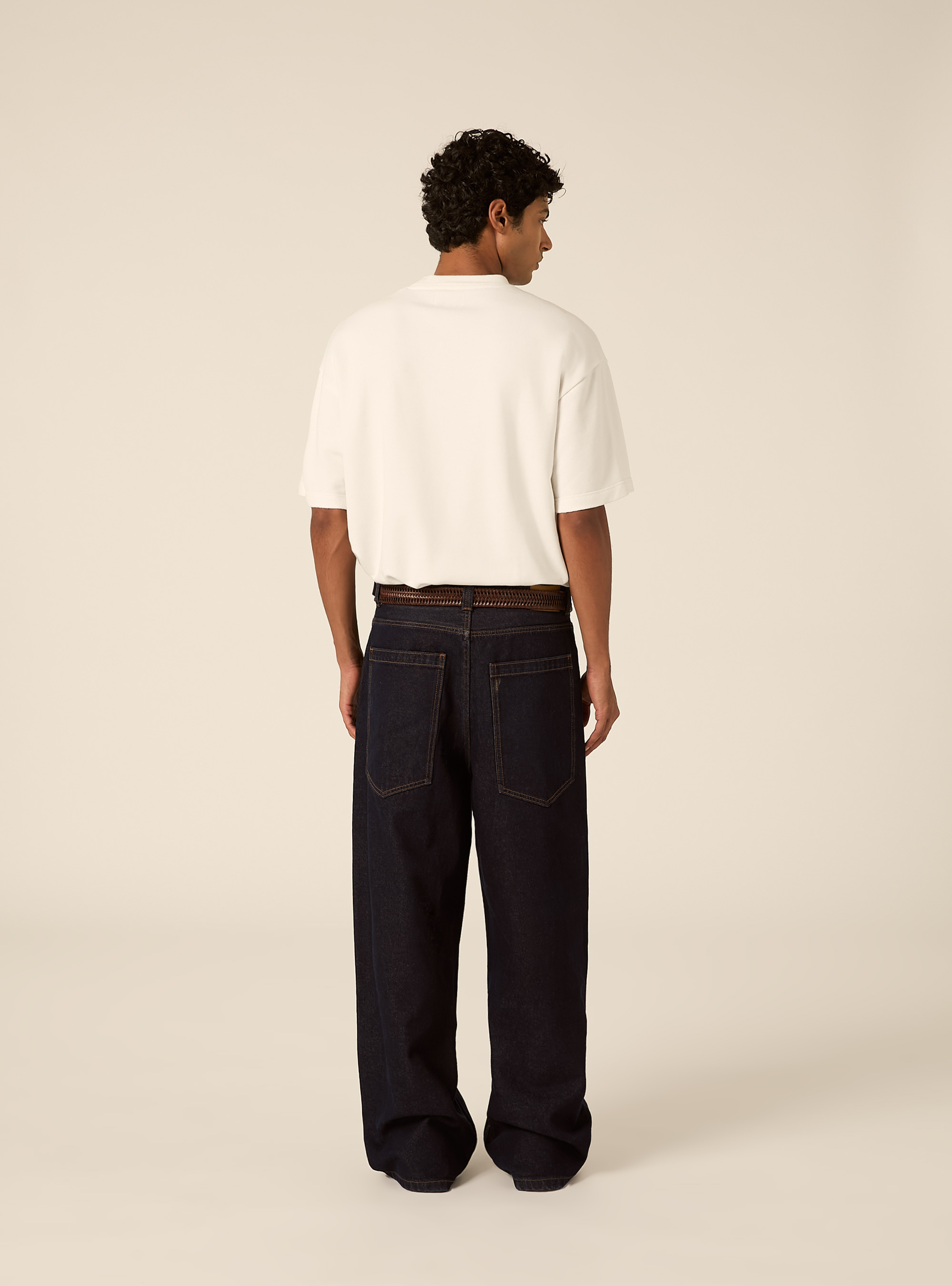 Jeans super baggy, D001 DEEP BLUE
