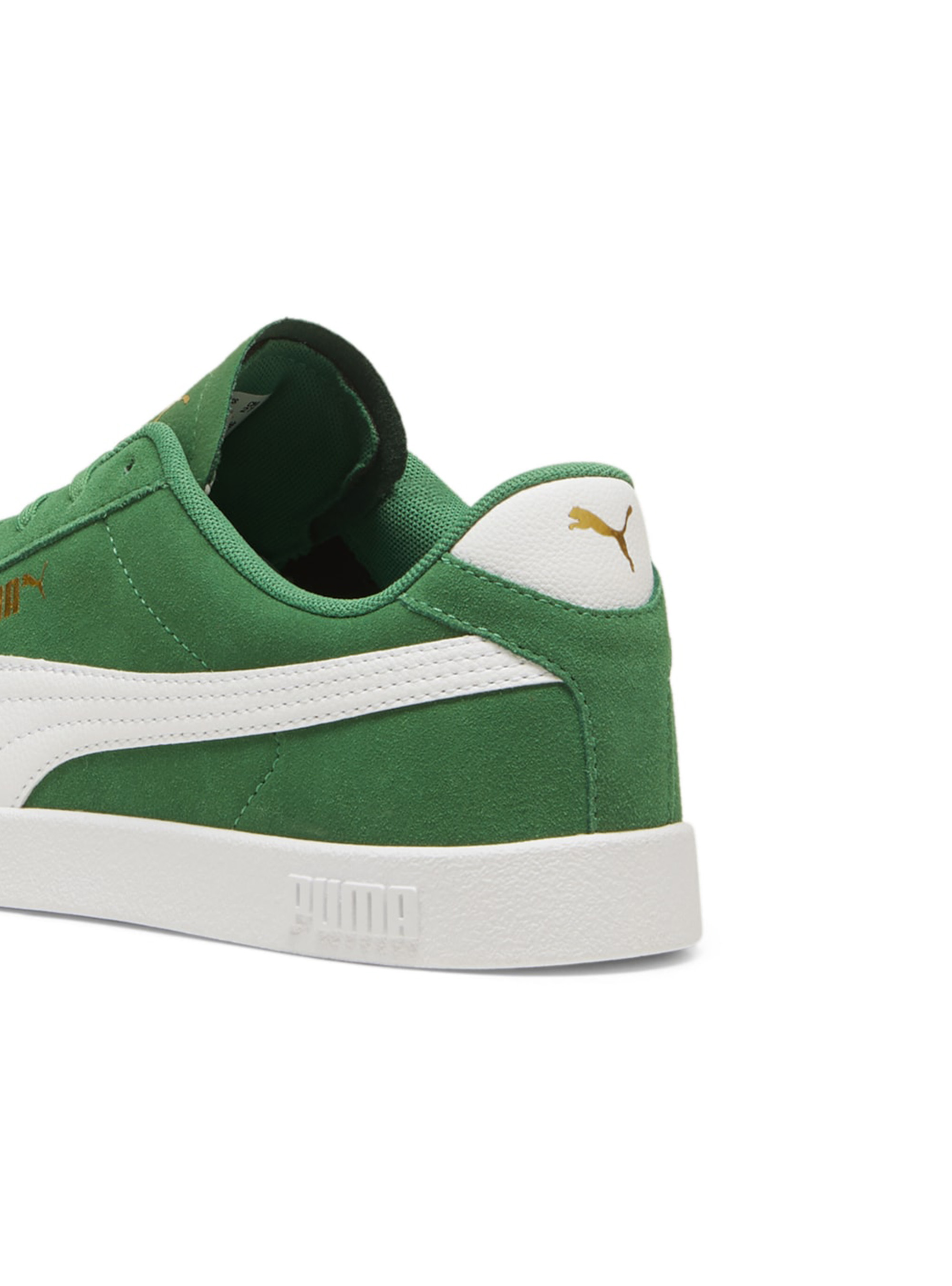 PUMA Club II Unisex Suede Sneakers, GN2 GREEN MEDIUM