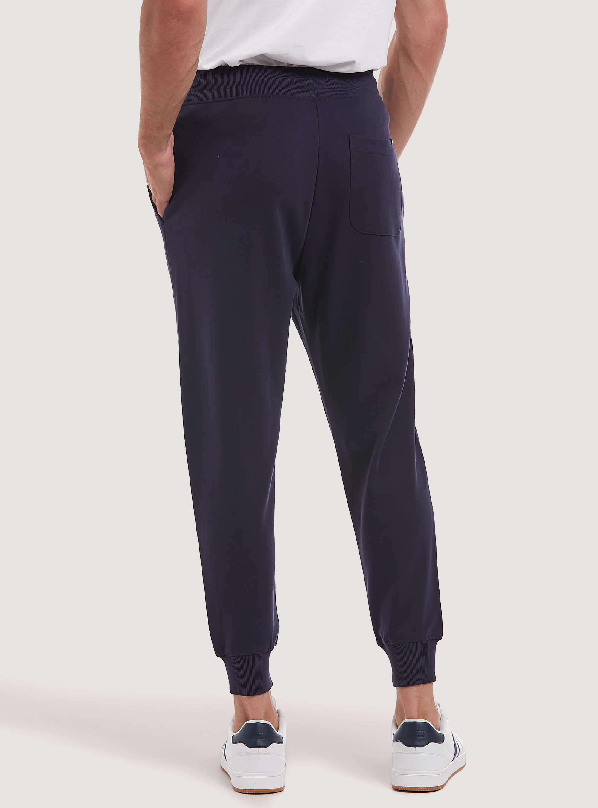 Pantaloni jogger in felpa, C2306 BLU