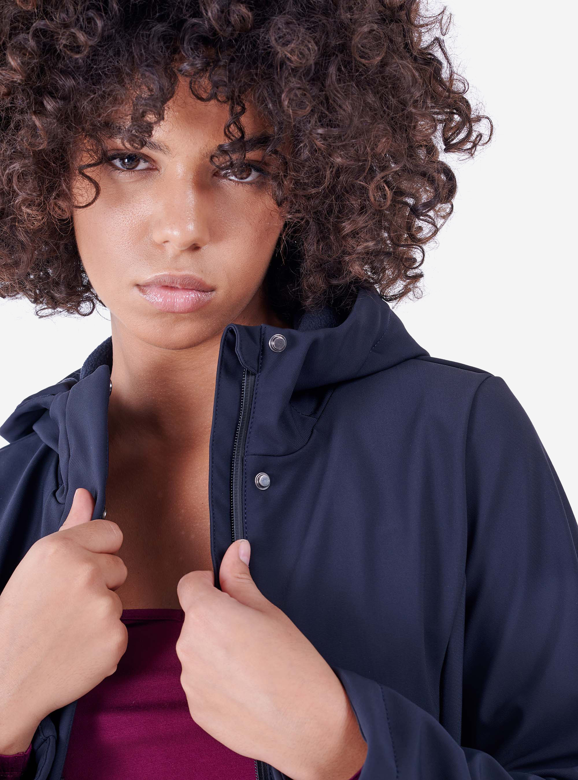 SHORT PADDED JACKET, C218 BLUE NAVY