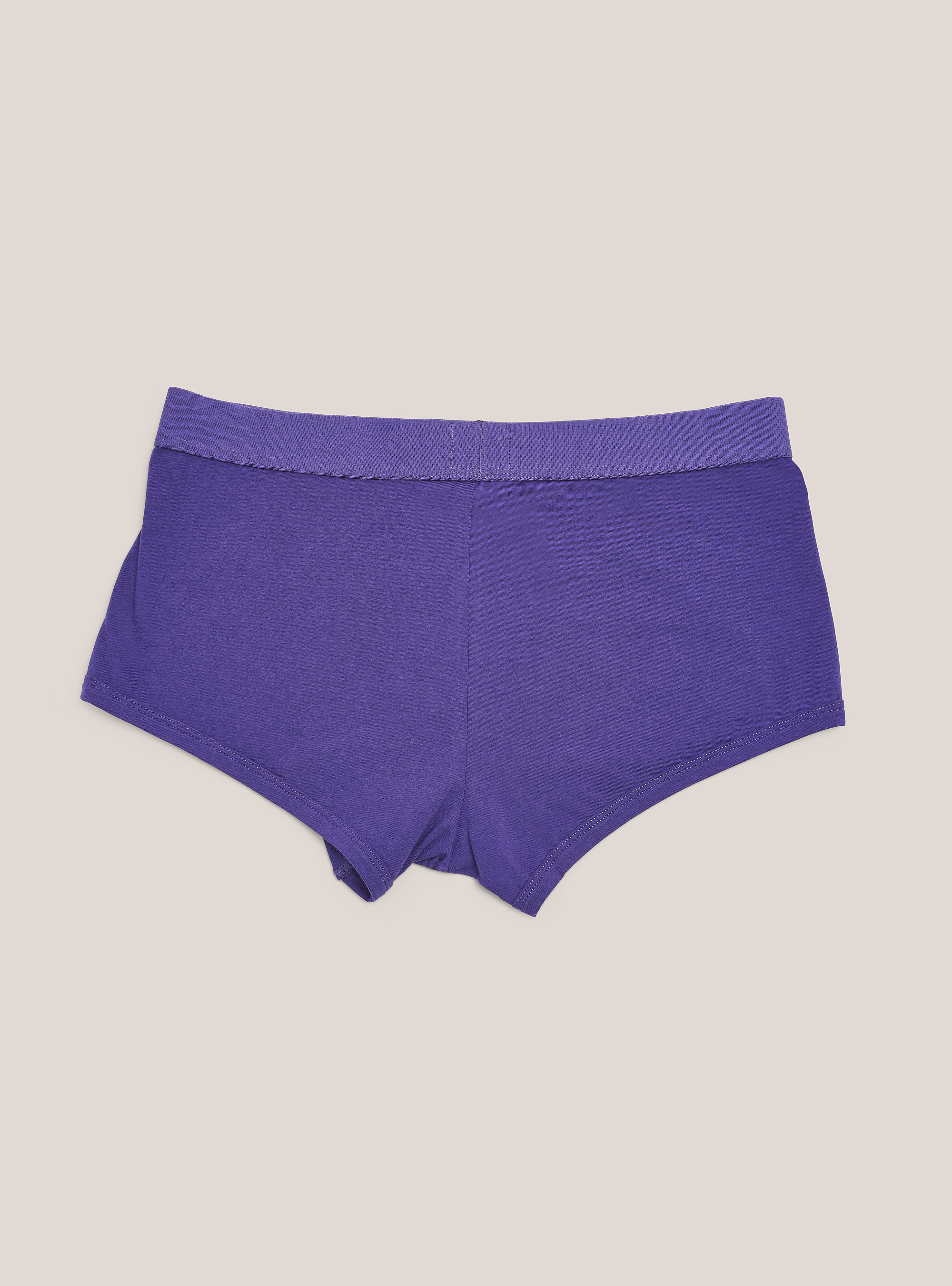 Cale&ccedil;on en coton extensible avec logo, C4417 PURPLE