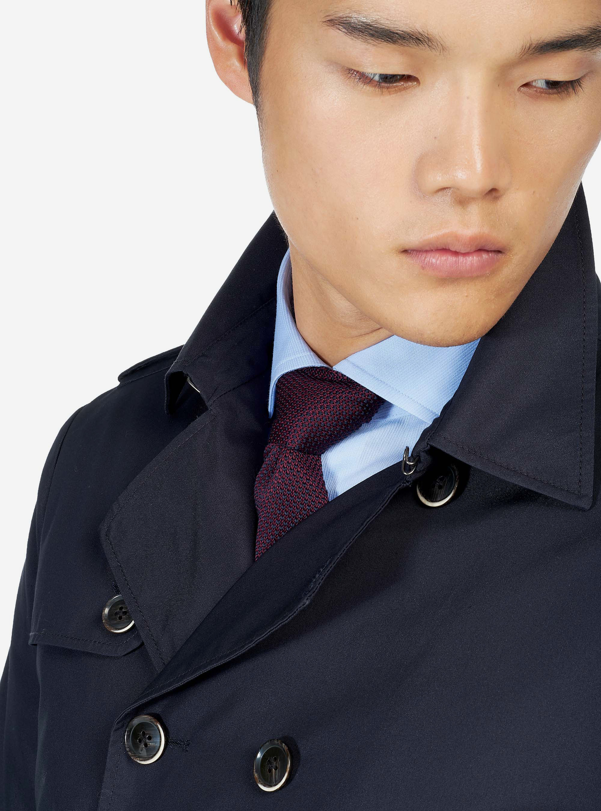 Impermeable  &agrave; double boutonnage, C2254 BLUE