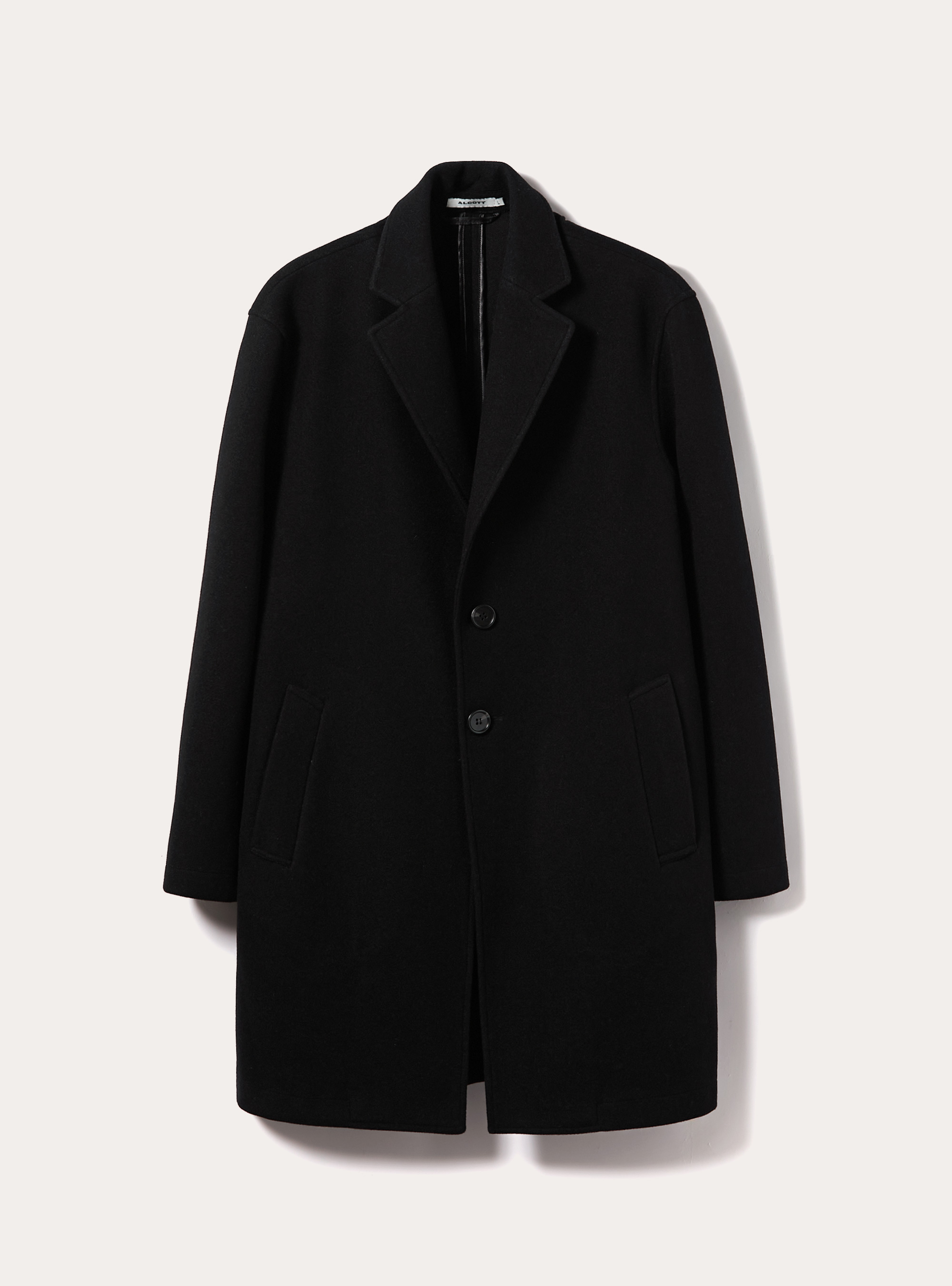 Single-breasted coat, BK1 BLACK